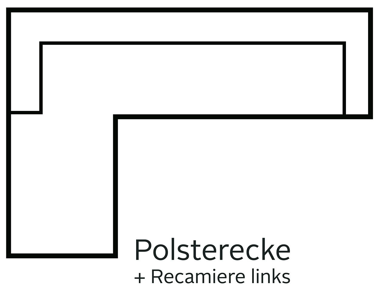 TRENDMANUFAKTUR Ecksofa »Indie, modern und bequem, Materialmix, OTTOs Choice, L-Form«, wahlweise XL oder XXL