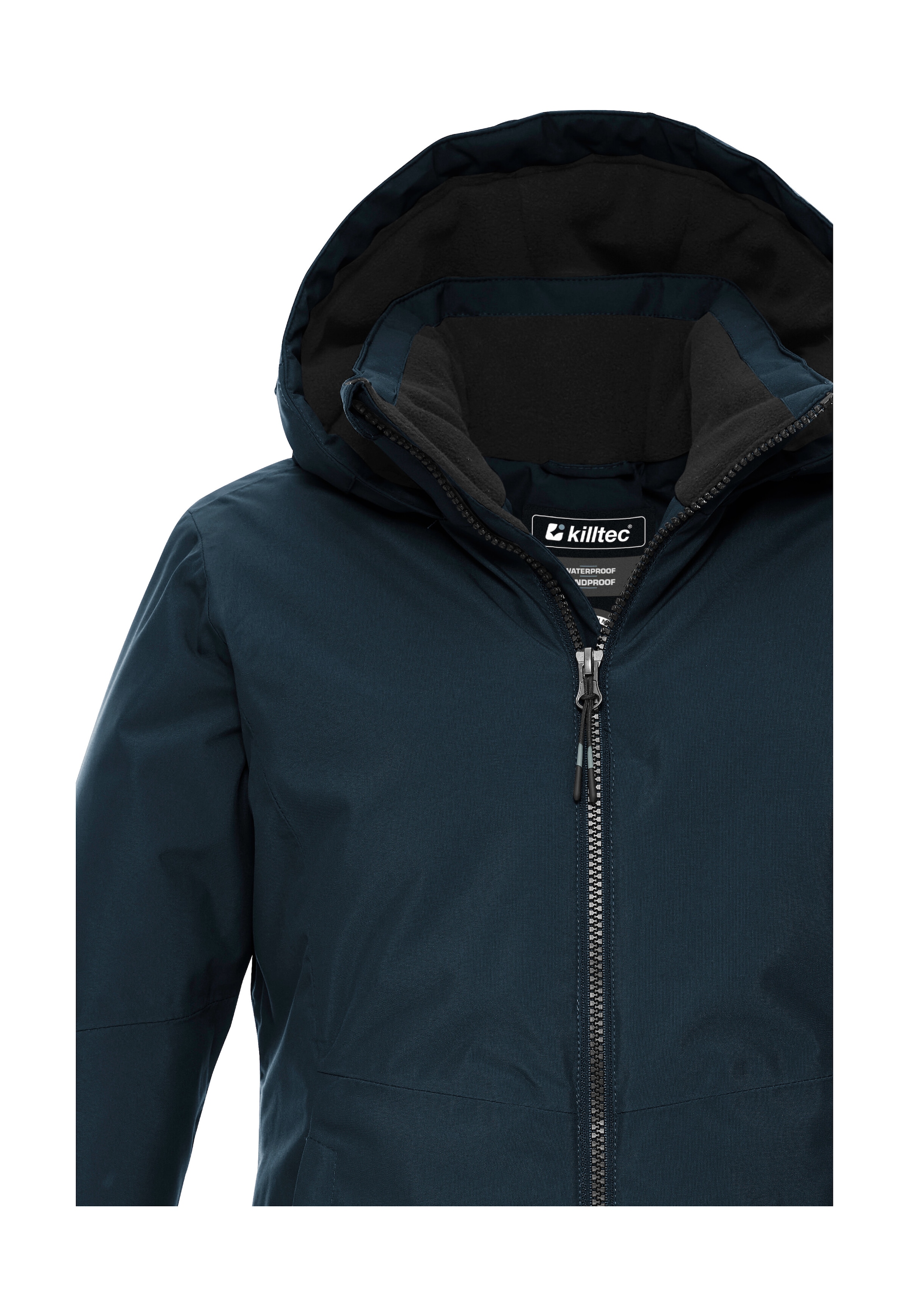 Killtec Funktionsjacke »KOW 217 GRLS JCKT«, Wind- und wasserdichte Kinderjacke mit Fleece und verstellbarer Kapuze
