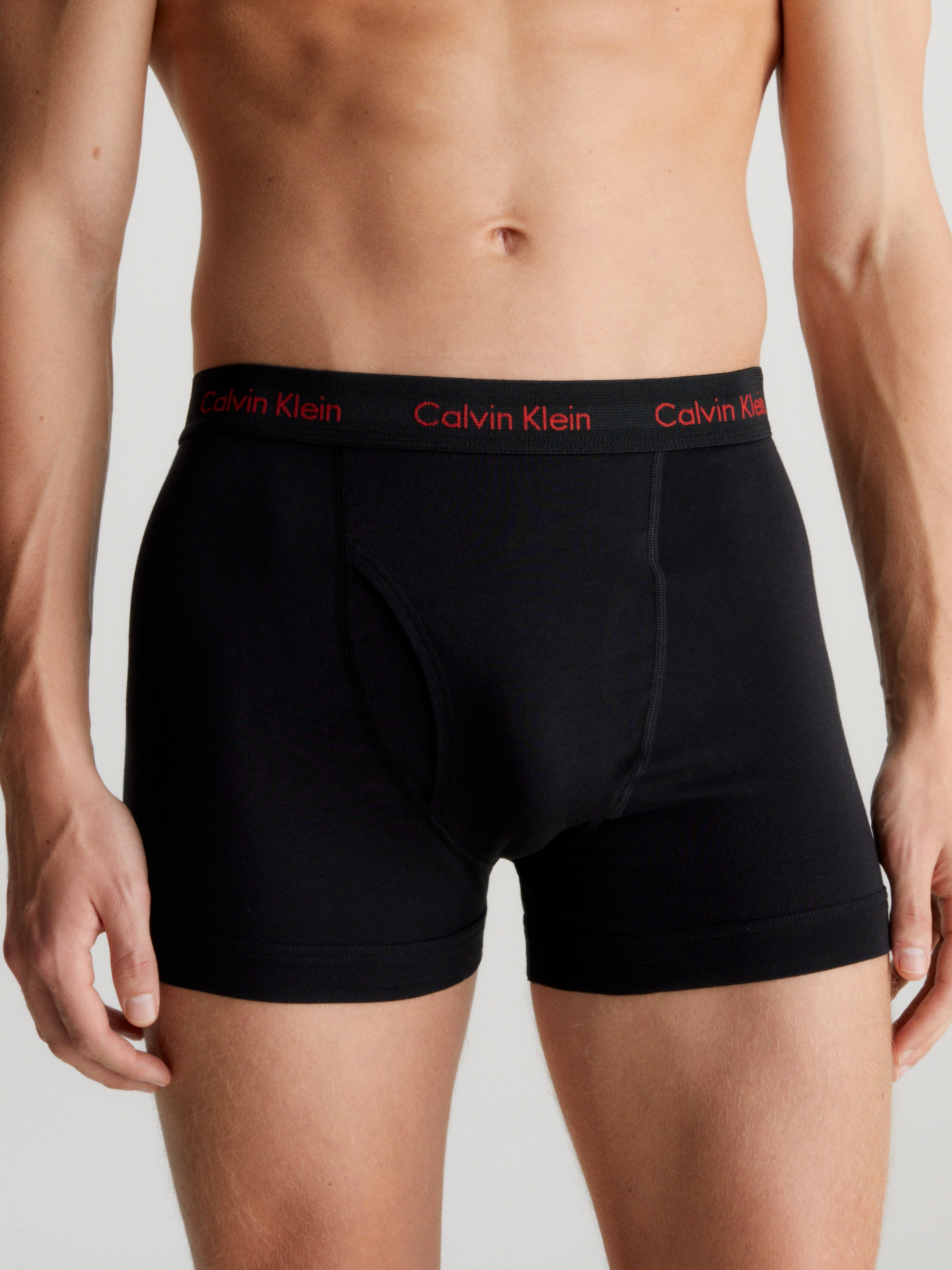 Calvin Klein Underwear Trunk »TRUNK 3PK«, (Packung, 3 St., 3er), mit praktischem Eingriff