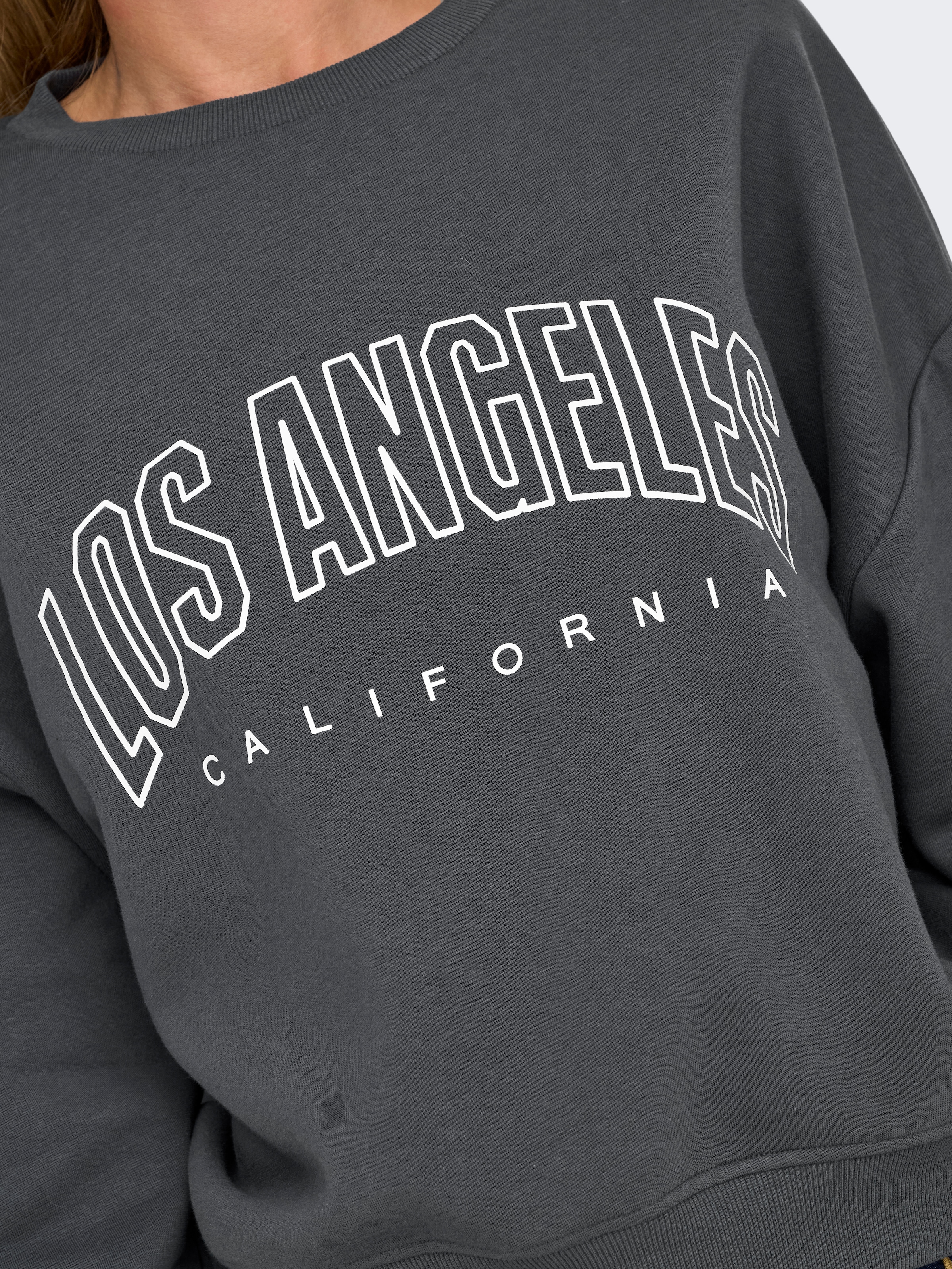 ONLY Sweatshirt »ONLSWEAT L/S CREW OVERSIZE STATE SWT«