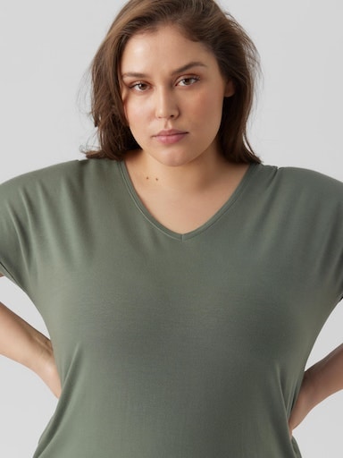 Vero Moda Curve V-Shirt »VMAYA SS V-NECK TEE VMA NOOS CURVE«