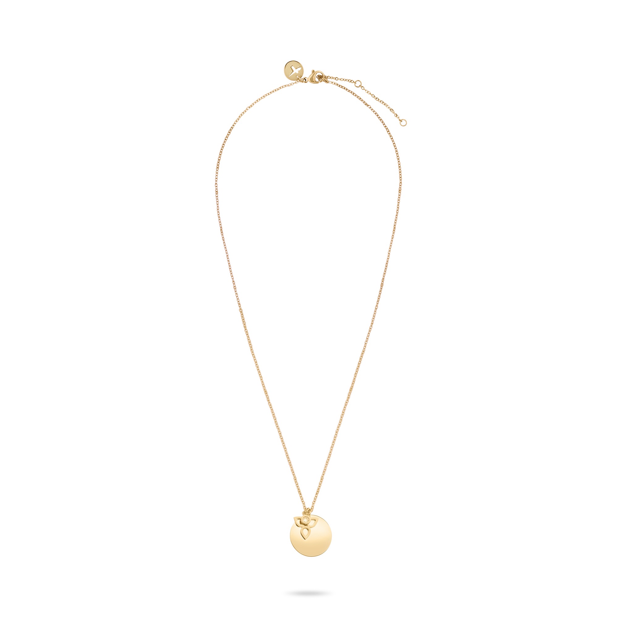 Tamaris Kette mit Anhänger »Schmuck Geschenk Edelstahl Halskette Kreis/Blüte« mit Zirkonia (synth.)