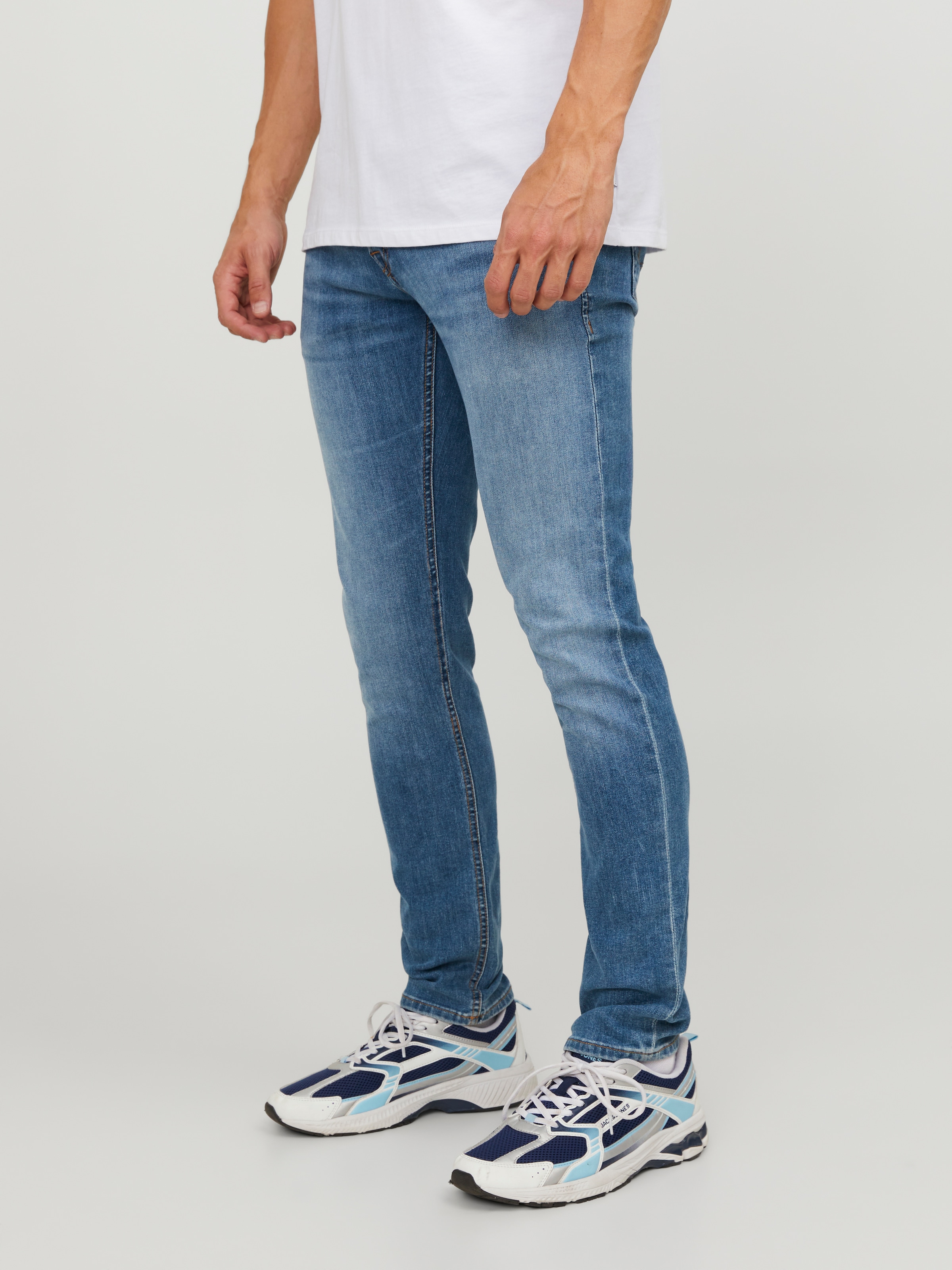 Jack & Jones Slim-fit-Jeans »JJIGLENN  Slim-Fit mit Stretch und praktischer 5-Pocket-Form« Baumwollmischung, slim fit