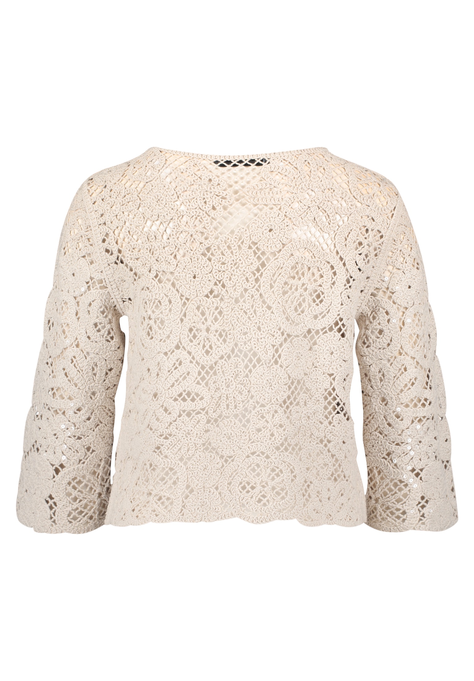 Betty Barclay Rundhalspullover »Lochstrick-Pullover mit U-Boot-Ausschnitt«