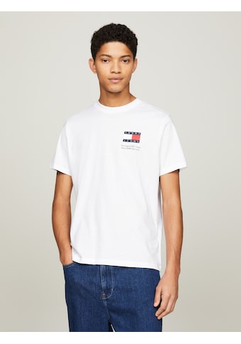 T-Shirt »TJM SLIM 2PACK S/S FLAG DNA TEE«, (Packung, 2er), mit großem Logodruck auf...