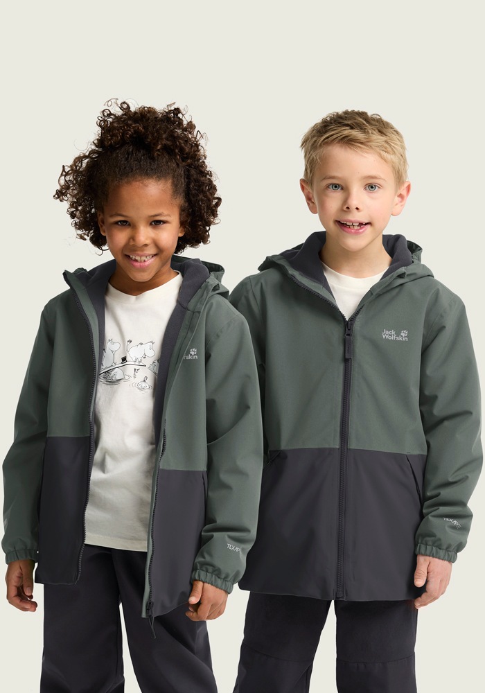 Jack Wolfskin Mädchen Winterjacke »SNOW DAYS JKT KIDS« mitKapuze in grün, Größe 164