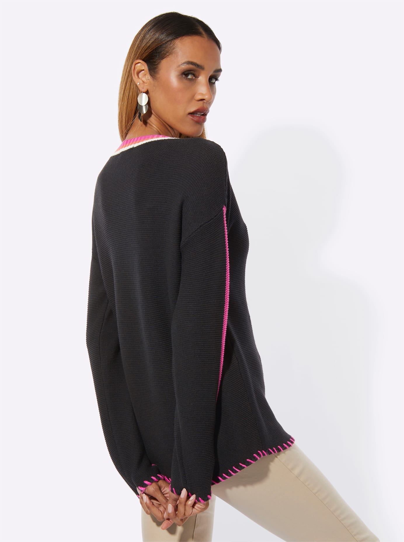 creation L Strickpullover »Modal-Baumwoll-Pullover«