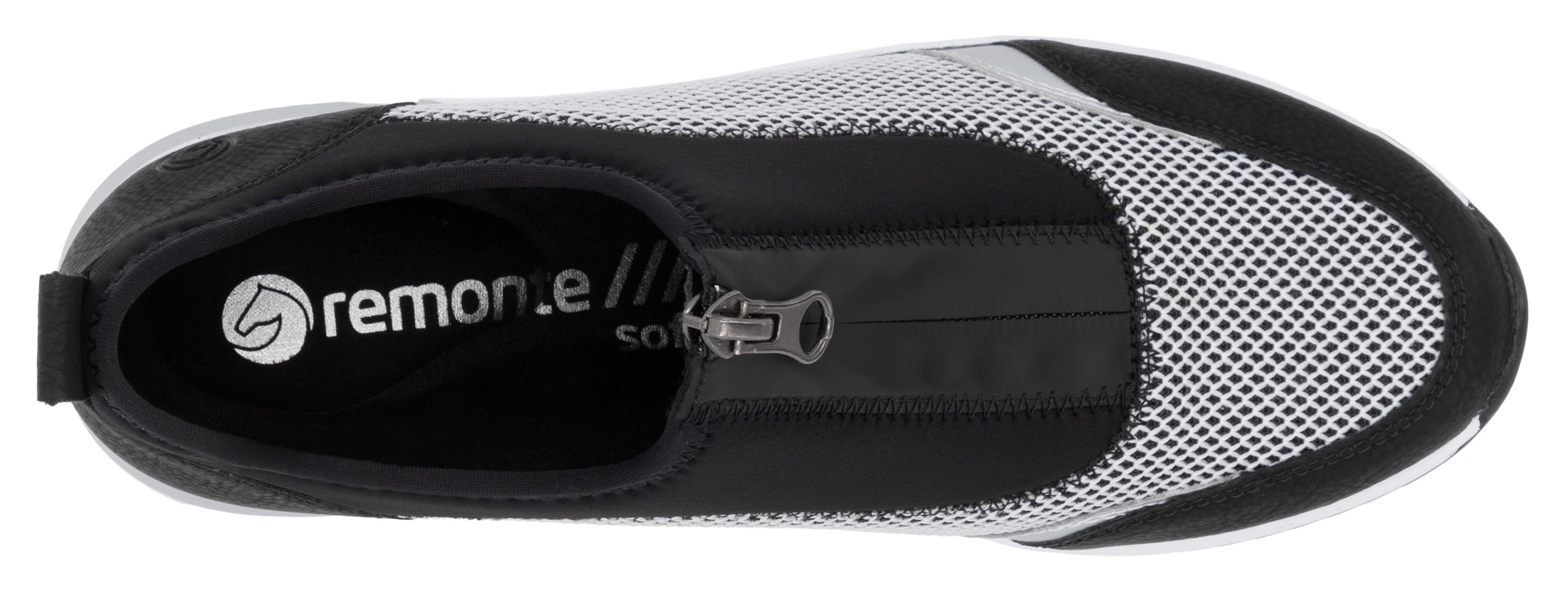 Remonte Slip-On Sneaker, Freizeitschuh, Halbschuh, Slipper in veganer Verarbeitung