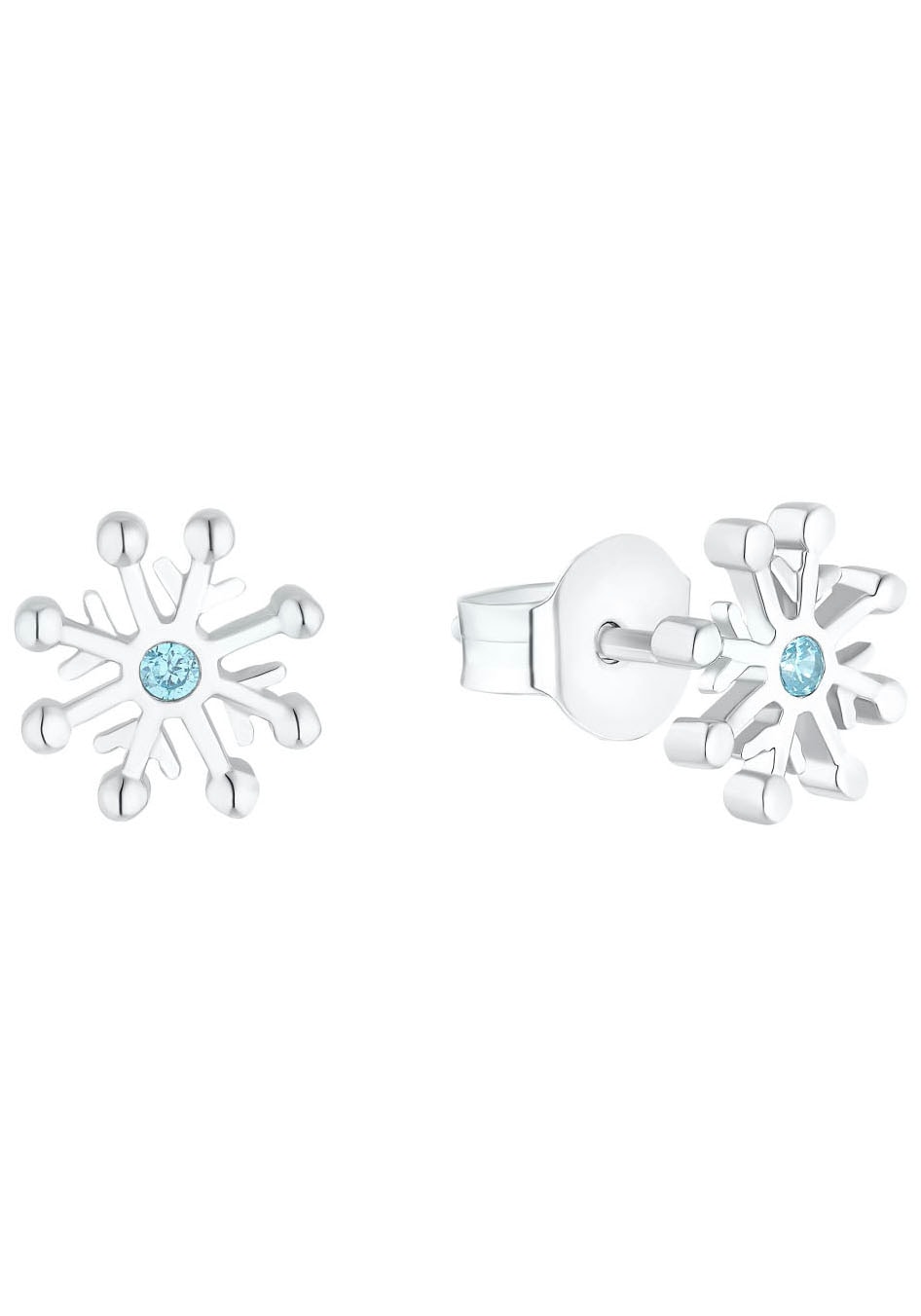 Prinzessin Lillifee Mädchen Paar Ohrstecker »Schneeflocke« mit Zirkonia (synth.) in bunt