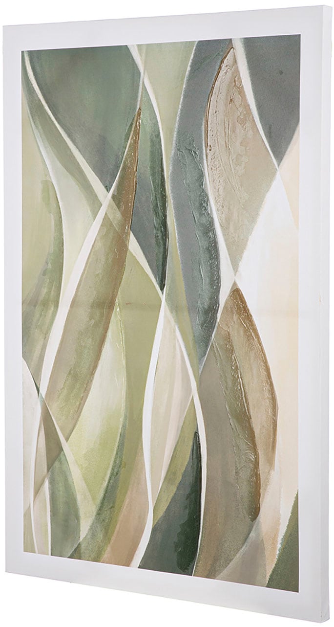 GILDE Leinwandbild »Verde rechteckig«, (1 St.)