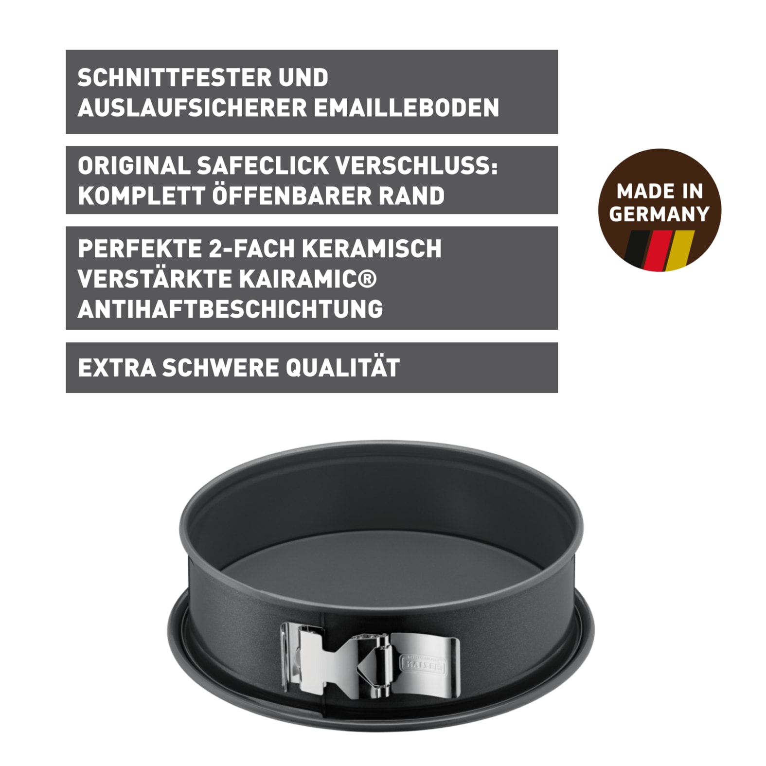 Kaiser Backformen Backform »La Forme Plus«, schnittfest, backofenfest, auslaufsicher, Made in Germany