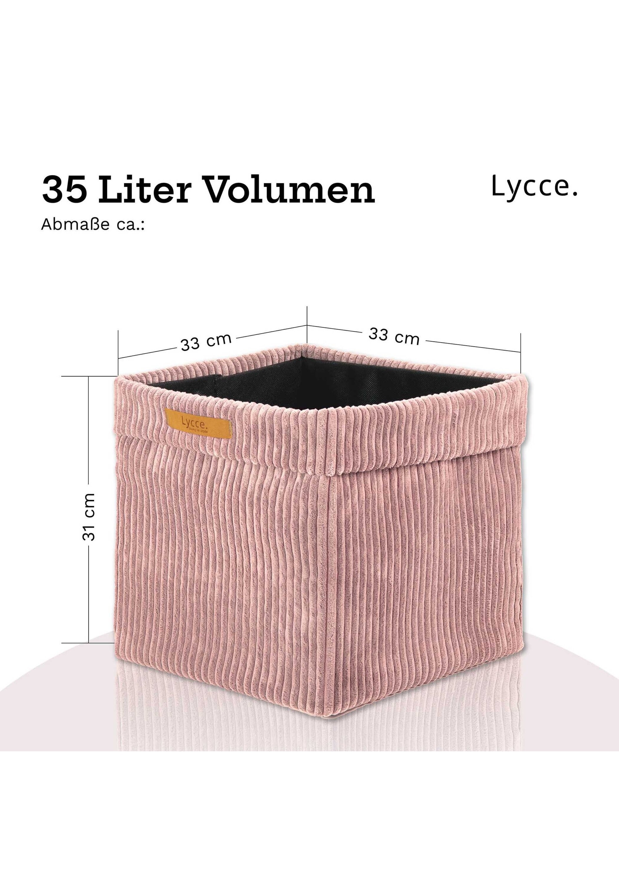 Lycce Aufbewahrungsbox »Aufbewahrungskorb Faltbare Aufbewahrungsbox Cord 2P 2er Pack«