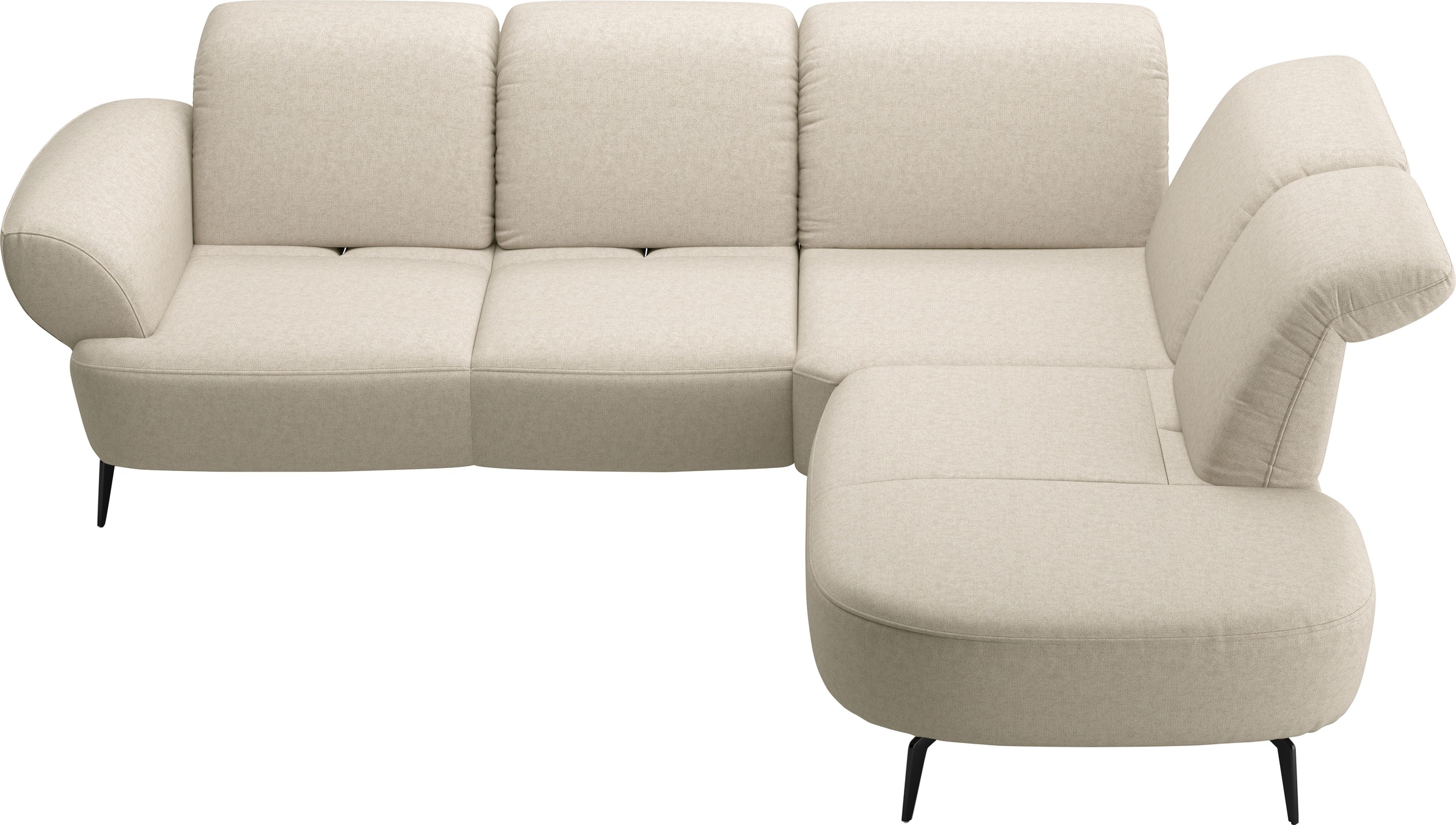 sit&more Ecksofa »Dance«, inkl.System Click&Seat und Sitztiefenverstellung