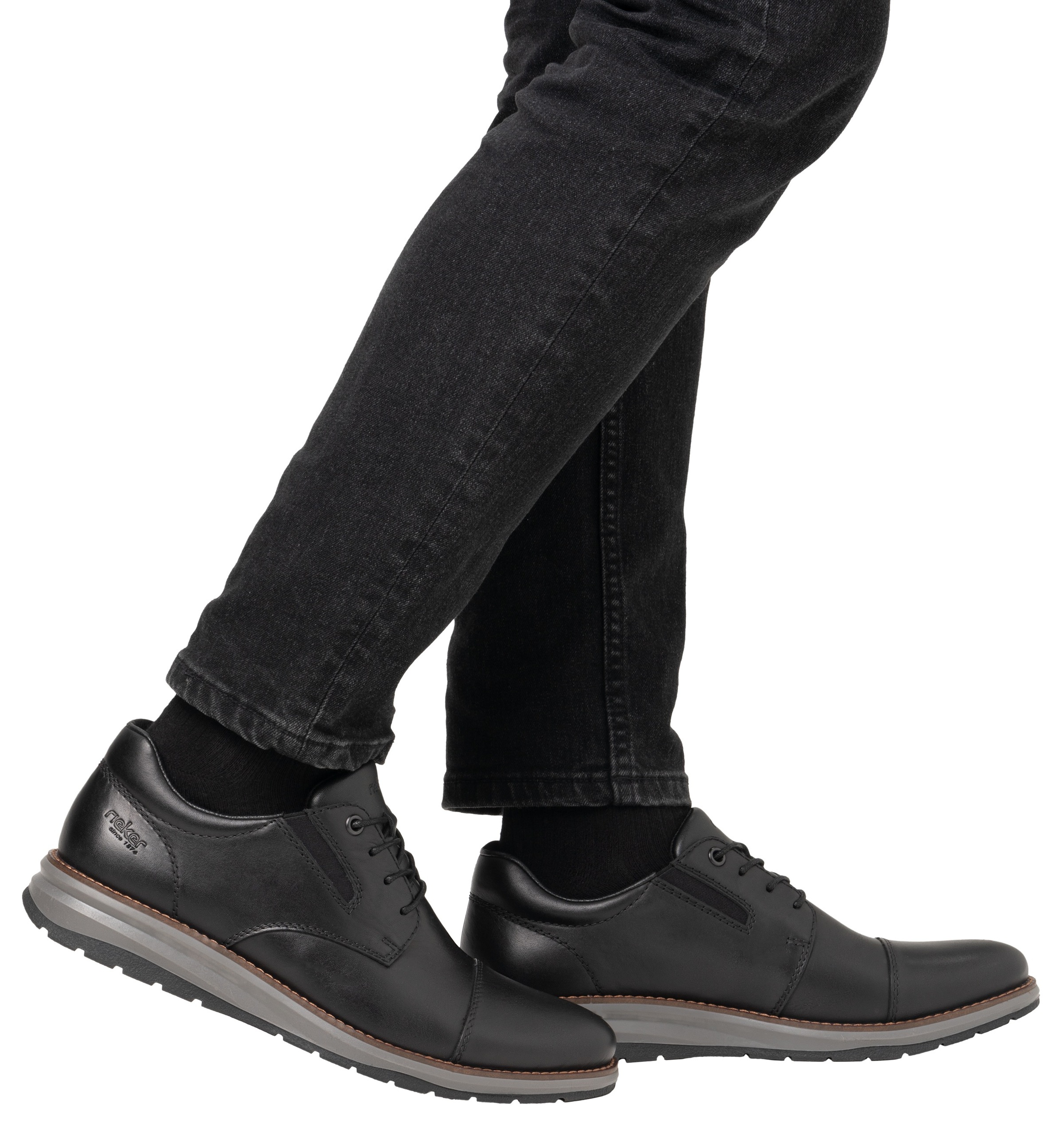 Rieker Schnürschuh, Freizeitschuh, Halbschuh, Business Sneaker mit weicher Decksohle