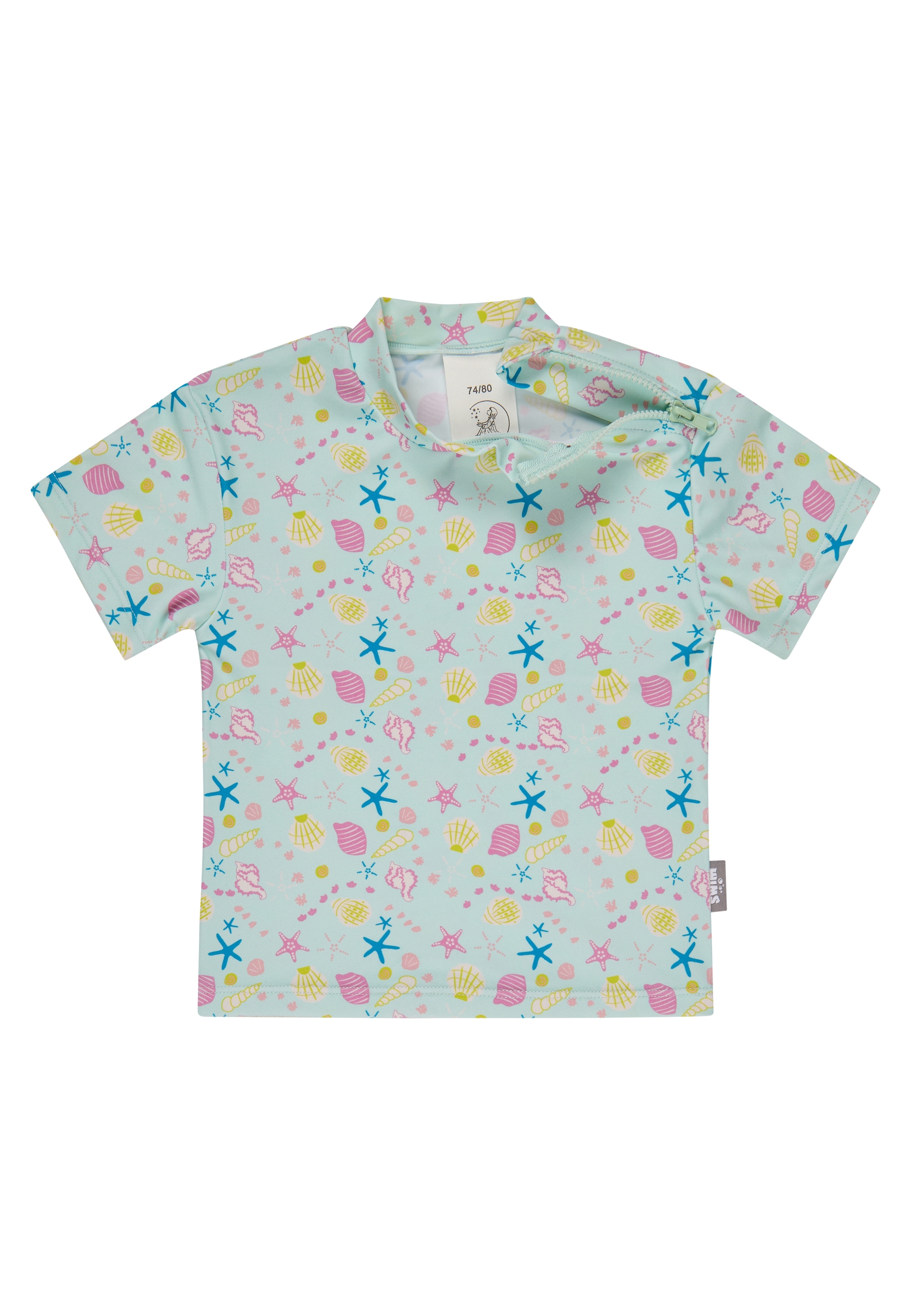 Sterntaler® Badeanzug »Badeshirt kurzarm Muschel«