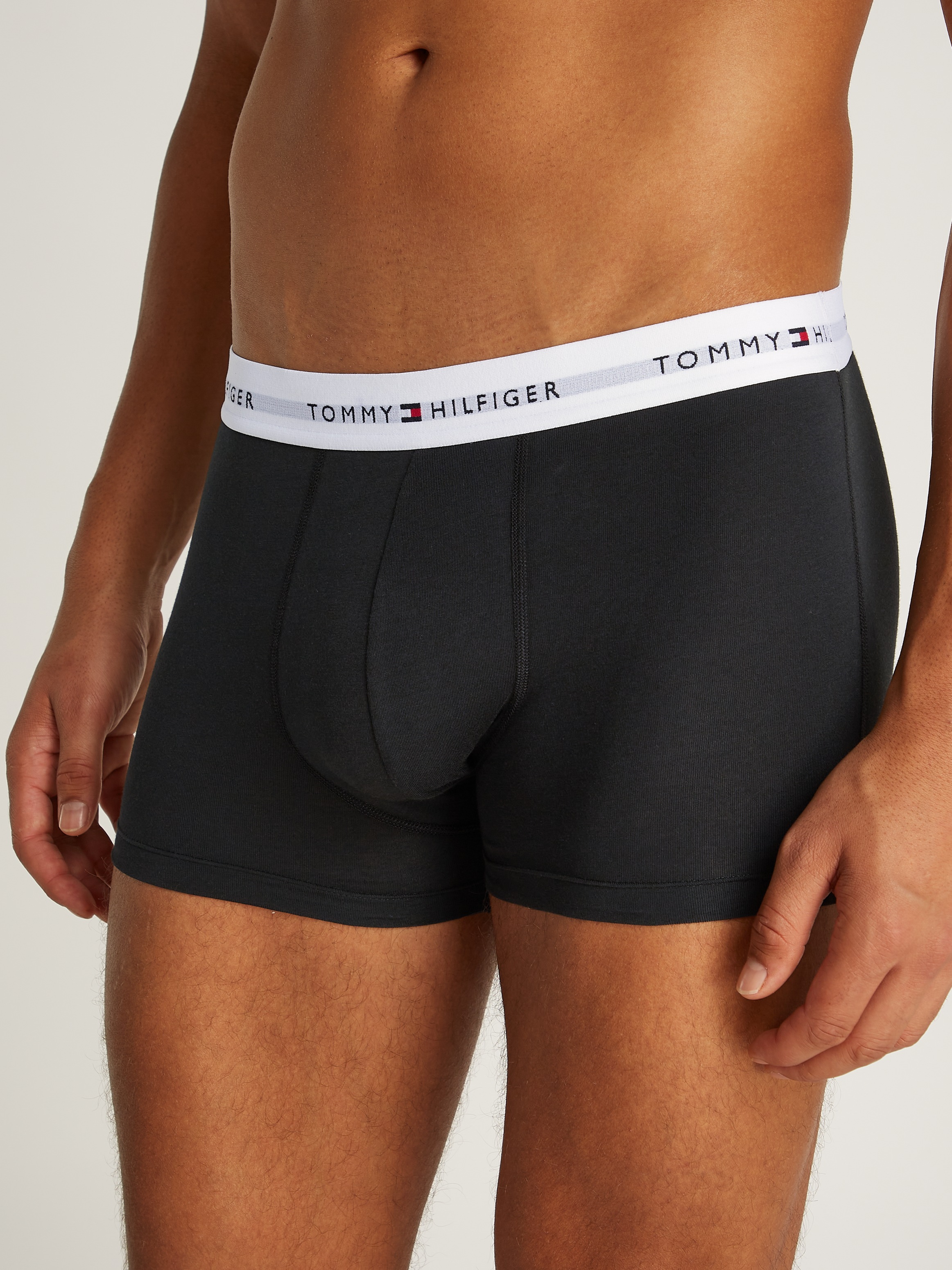 Tommy Hilfiger Underwear Trunk »7P TRUNK«, (Packung, 7 St., 7er), mit Logobund