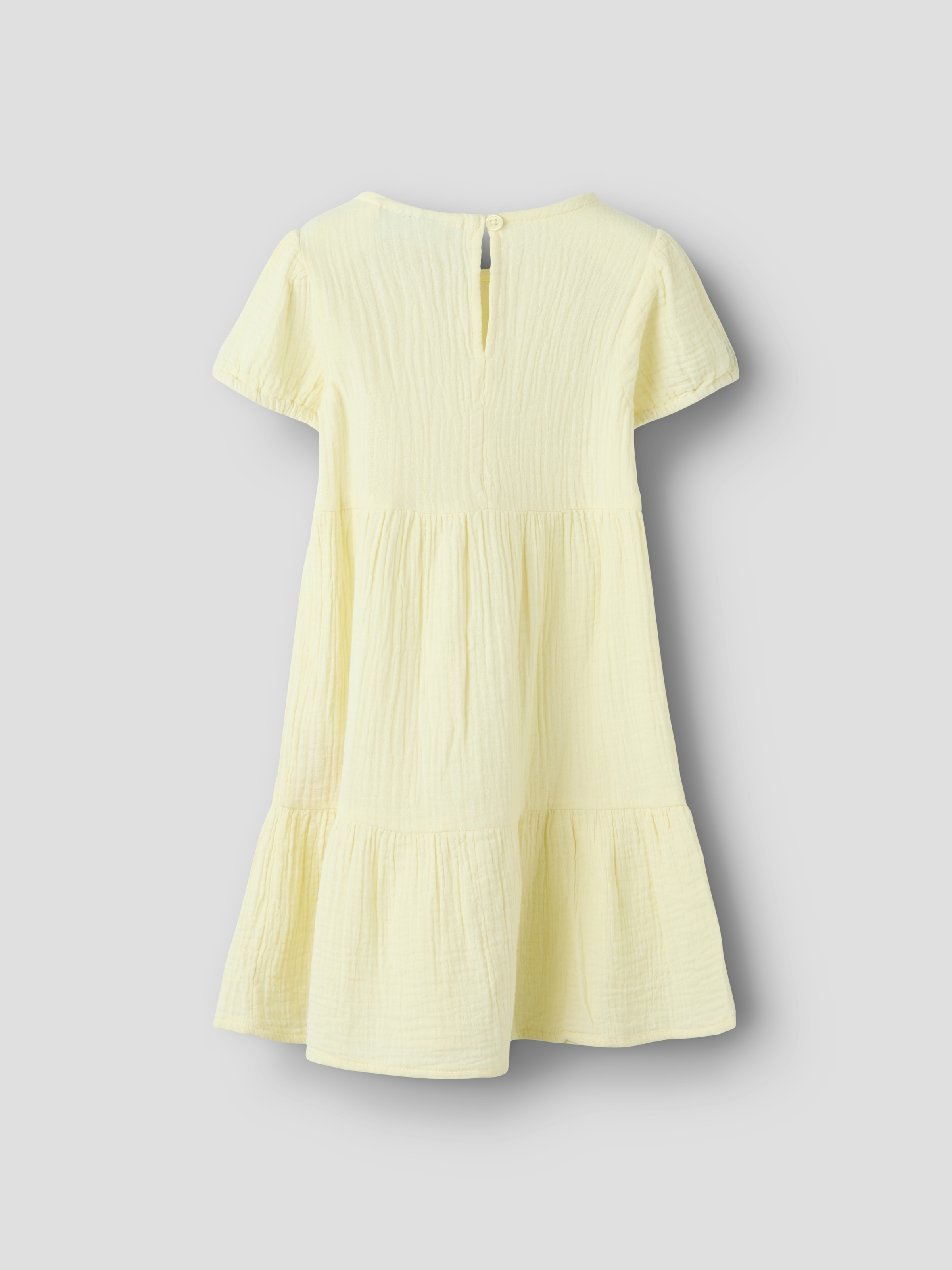 Name It Tunikakleid »NMFJASMIN SS DRESS NOOS« Baumwolle - Musselin, mit Volant