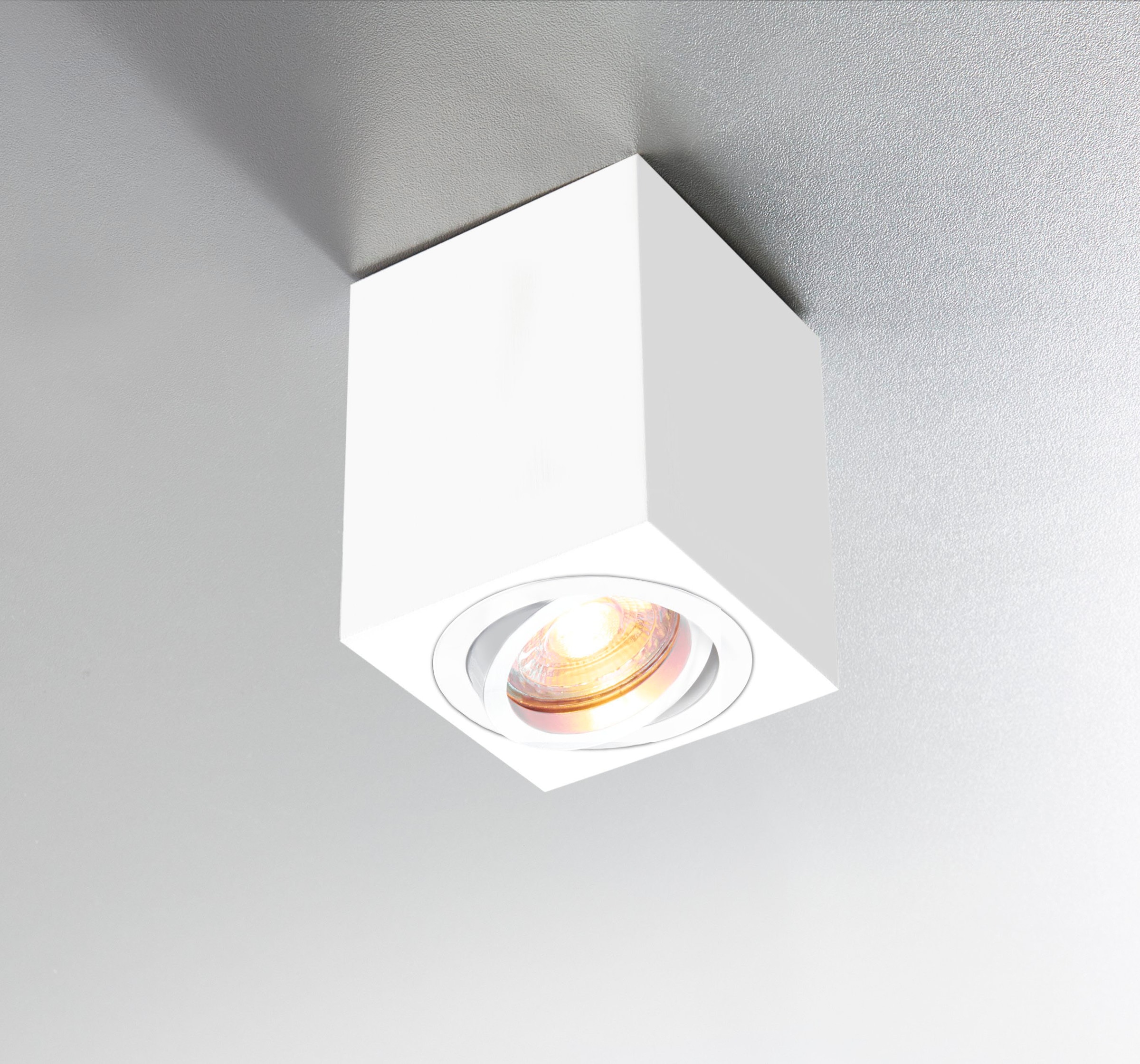 HEITRONIC Deckenleuchte »ADL8001« GU10 Aufbauleuchte,Aufbaulampe, für Esszimmer, Flur, Wohnzimmer, schwenkbar