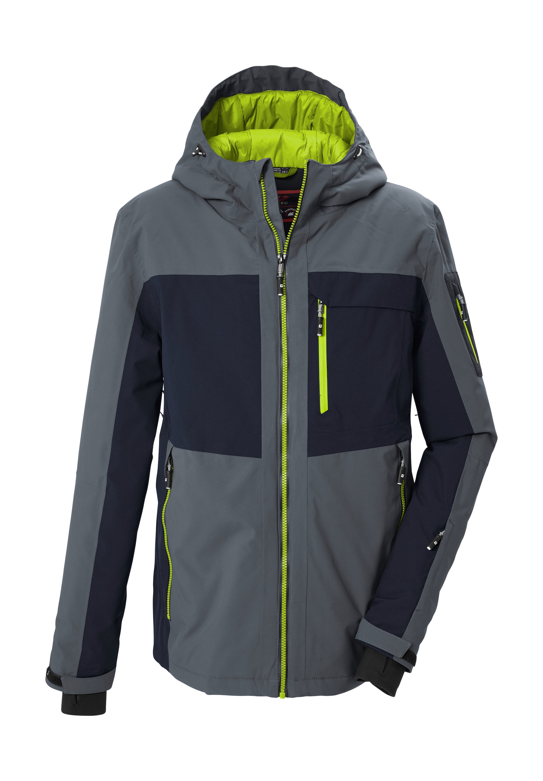 Killtec Skijacke »KSW 79 MN SKI JCKT« Skijacke: wasserdicht, atmungsaktiv, Colourblock-Design