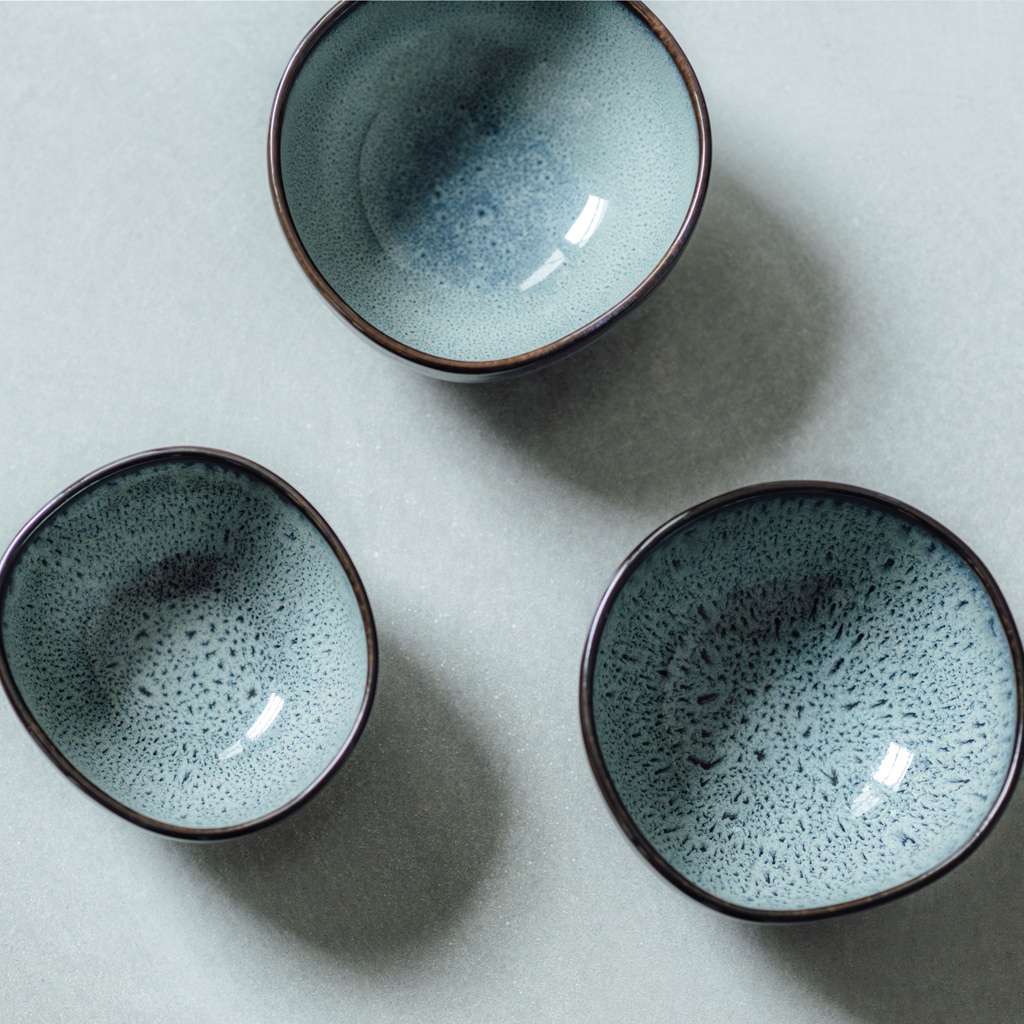 like. by Villeroy & Boch Schale »Reisbol Lave 210 ml 4er Set grau«