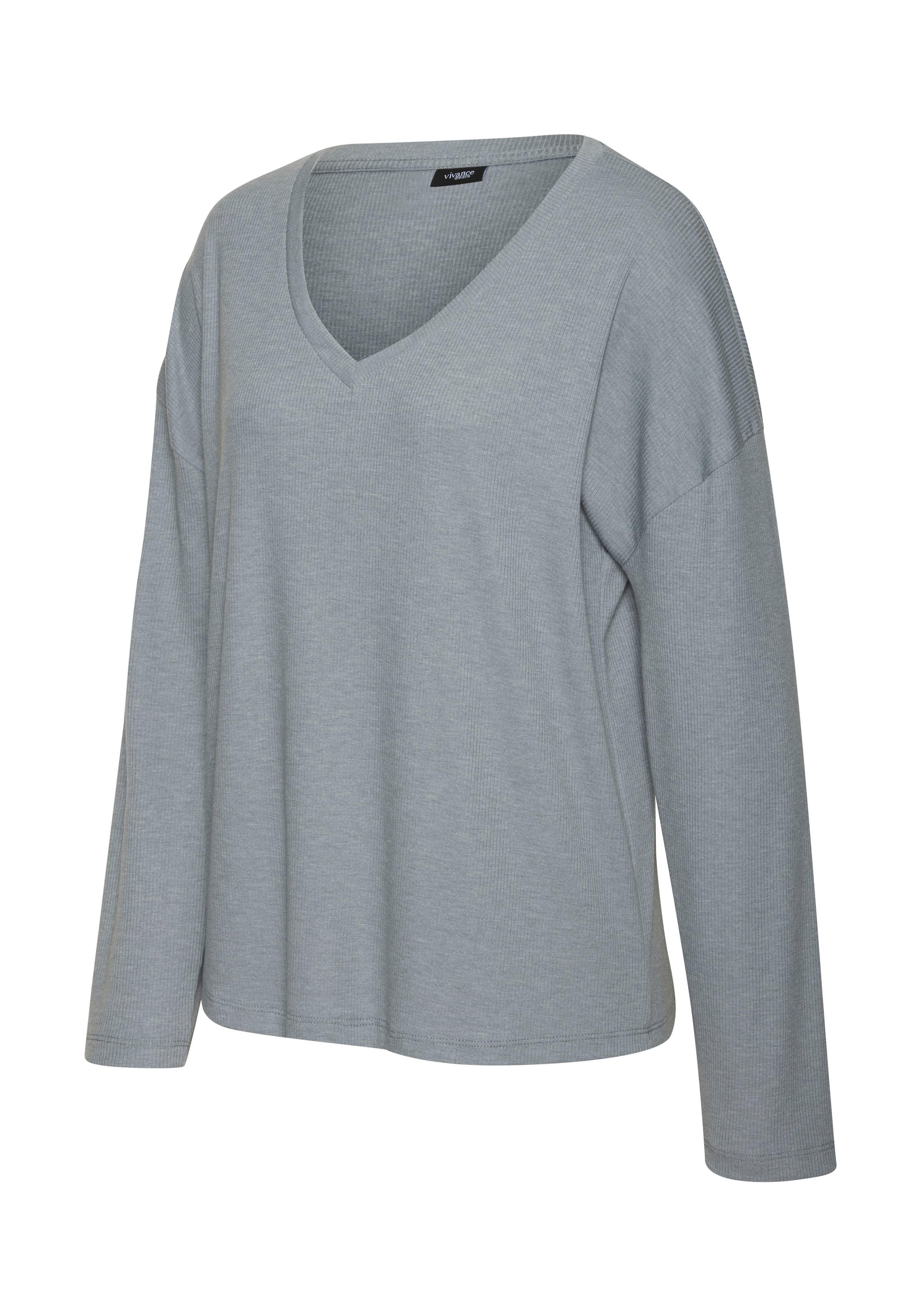 Vivance Dreams Langarmshirt, in weicher Rippqualität