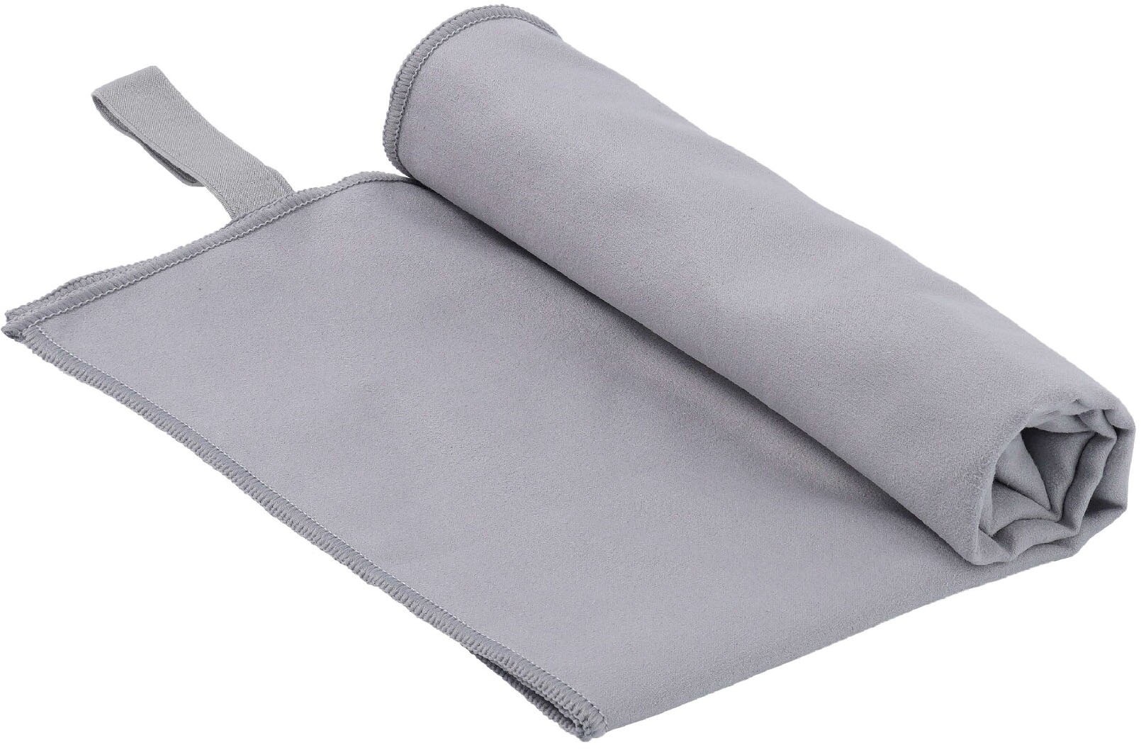 OTTO home Sporthandtuch »Leoa, Serie, 4 Handtücher«, (6 St.), sehr leicht, kompakt, schnelltrocknend, Mikrofaser mit Kontrastnaht