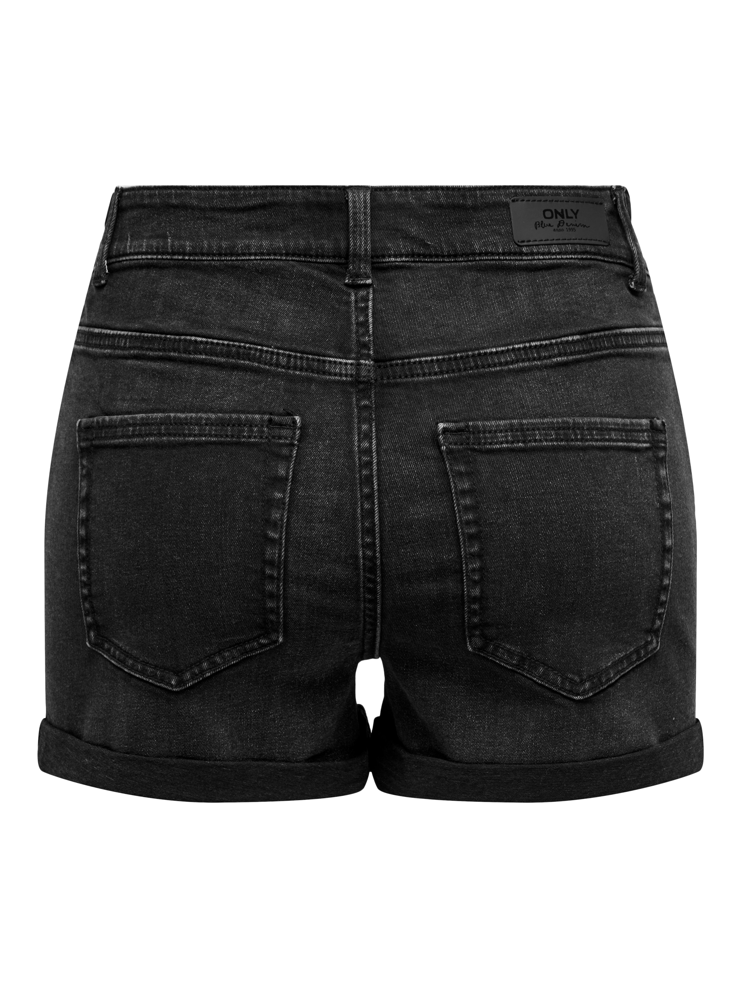 ONLY Shorts »ONLHUSH HW BUTTON FOLD UP SHORTS DNM PIM«
