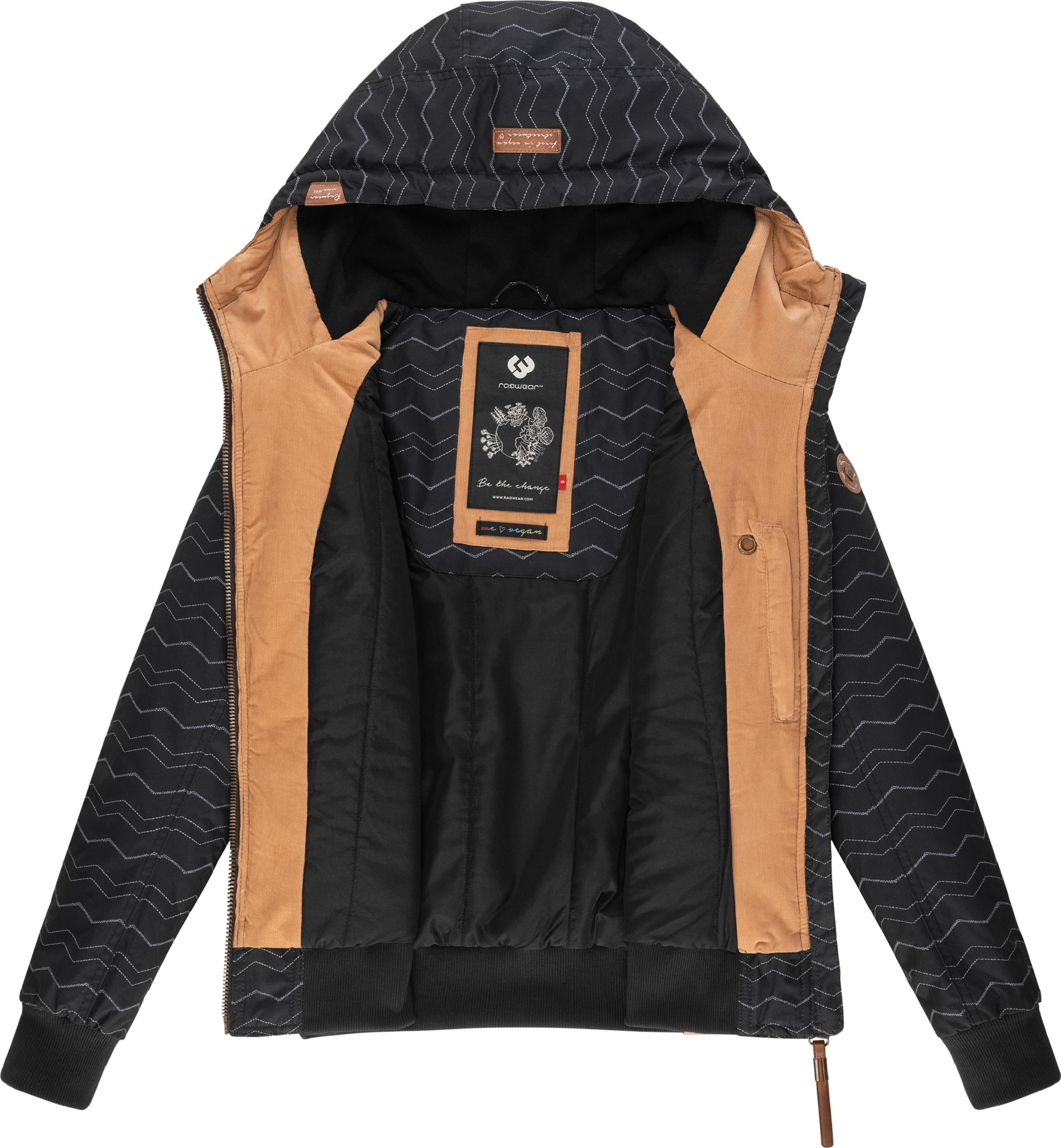 Ragwear Outdoorjacke »Winterjacke Druna Zig Zag Winter«