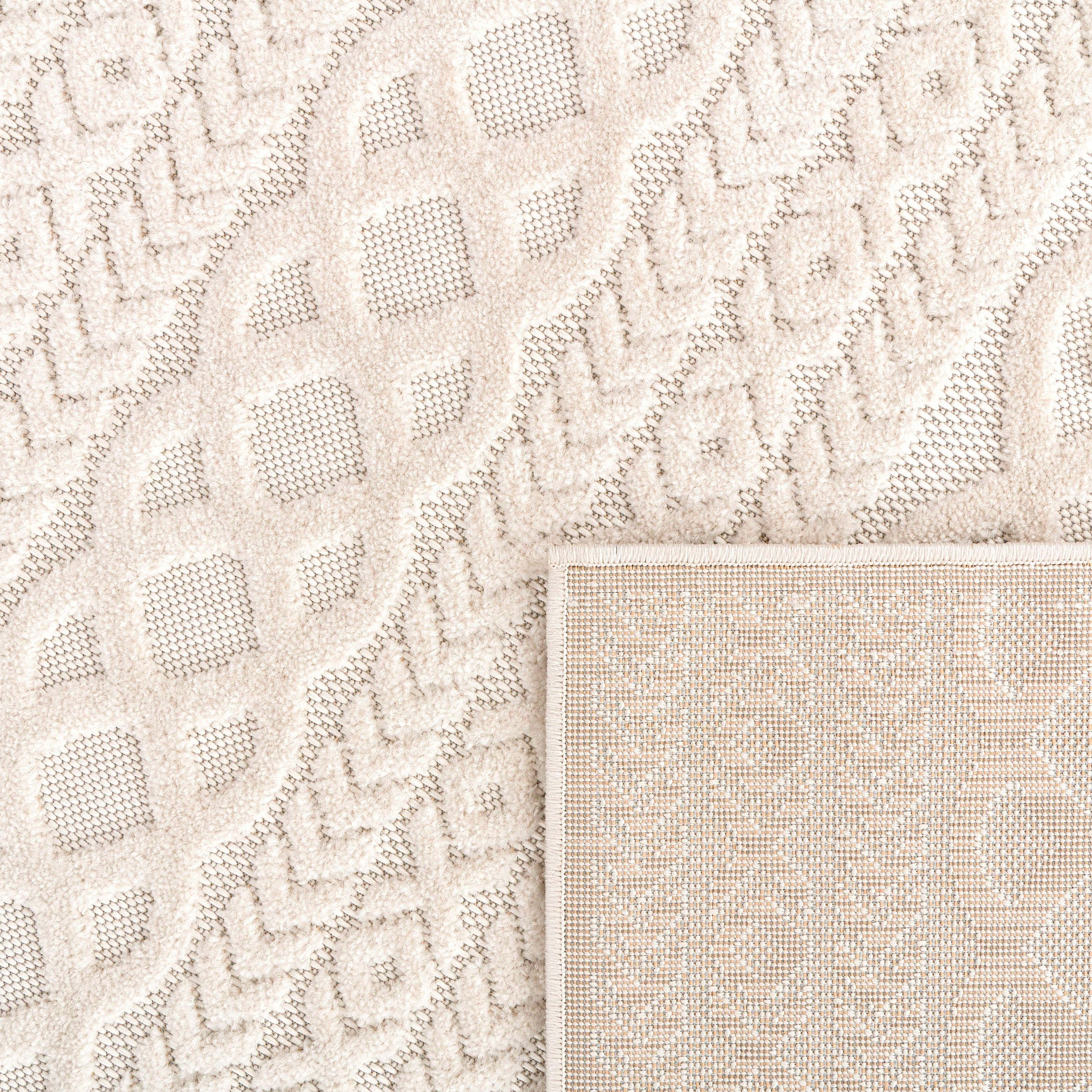Paco Home Teppich »Cotton 231«, rechteckig, Uni-Farben, Hoch-Tief Effekt,  boho, In- und Outdoor geeignet kaufen im OTTO Online Shop | Kurzflor-Teppiche