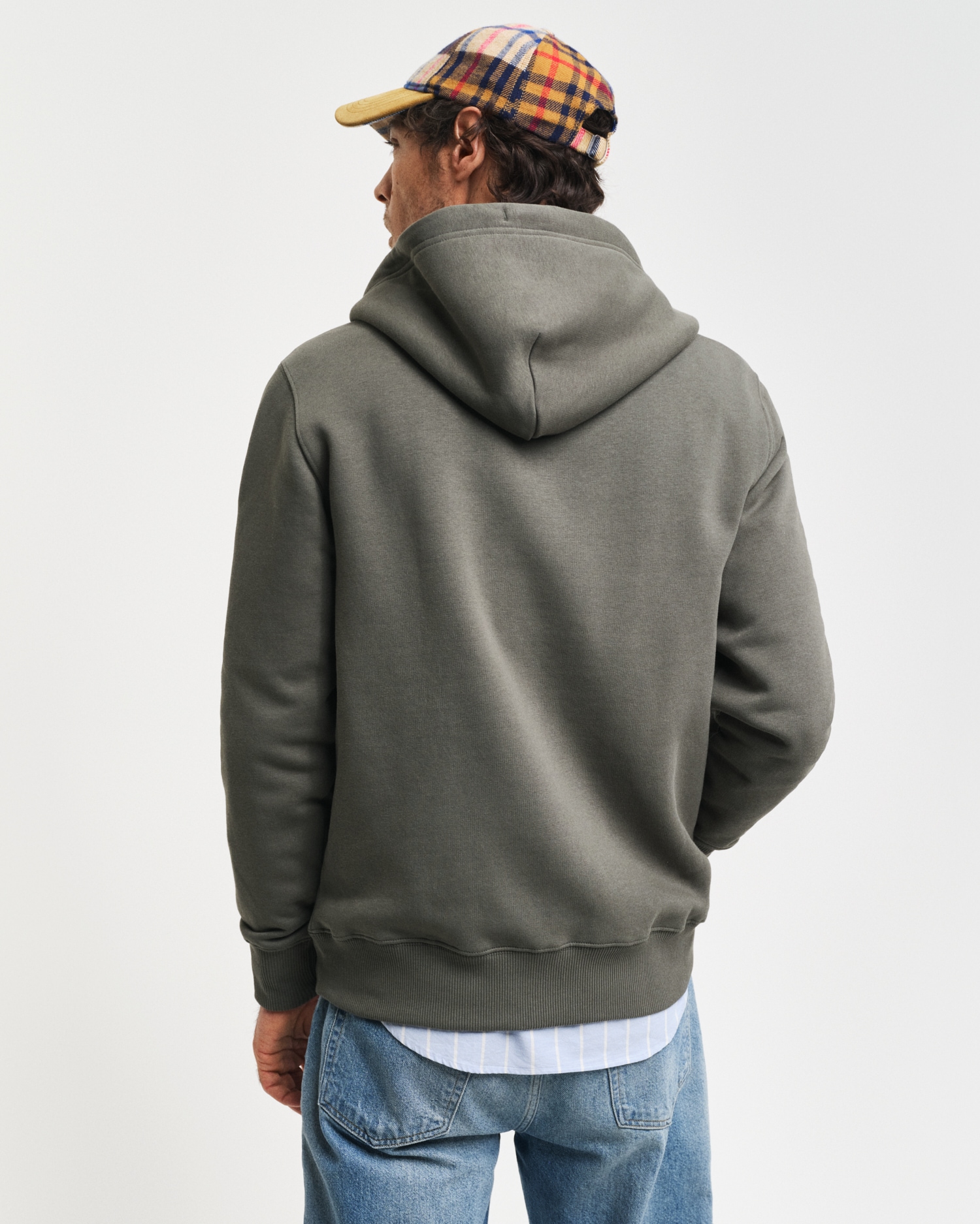 Gant Kapuzensweatjacke »EMBOSSED FULL-ZIP HOODIE«, eine erhabene GANT-Grafikprägung auf der Brust