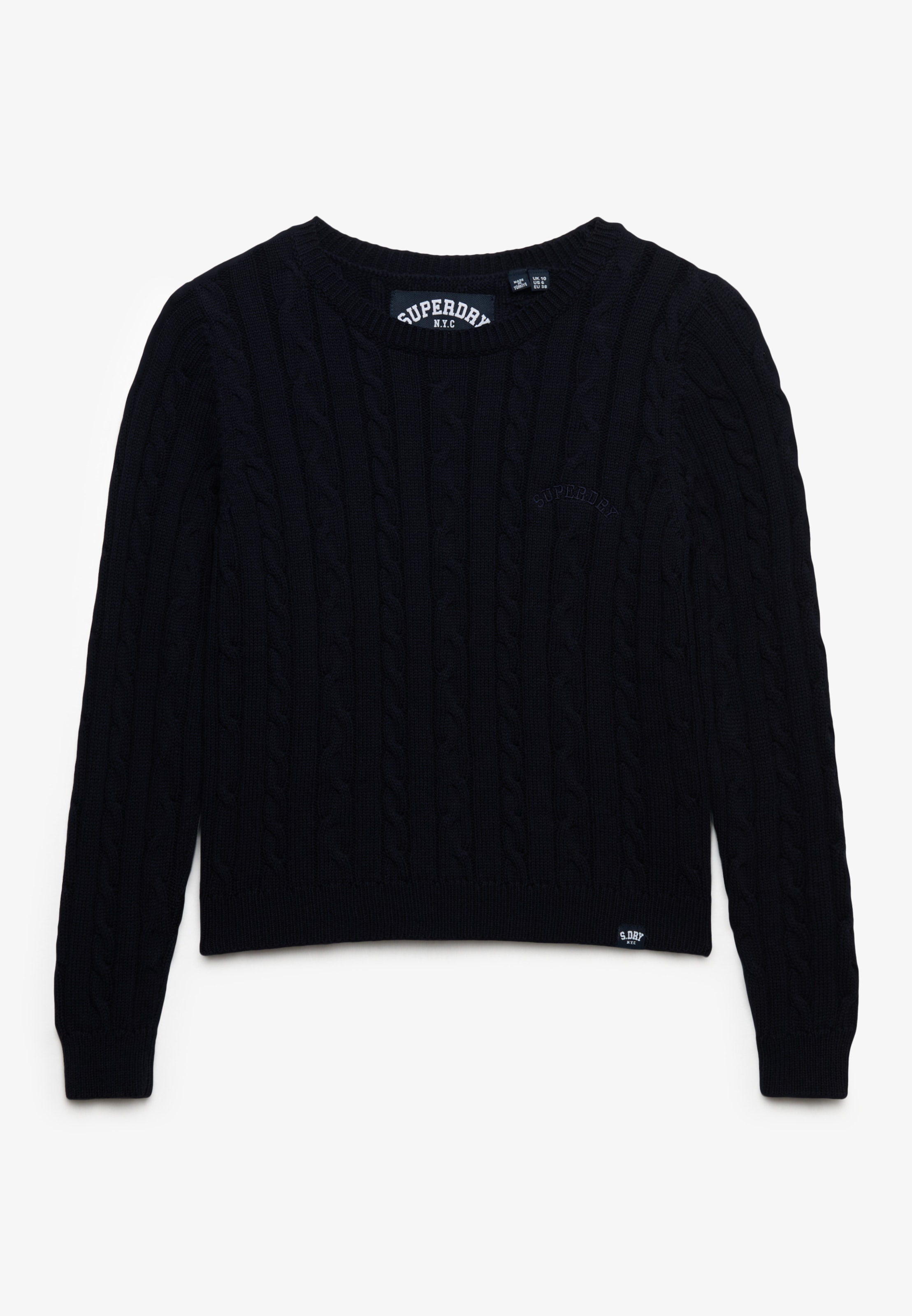 Superdry Strickpullover »ESSENTIALS SLIM CABLE JUMPER«