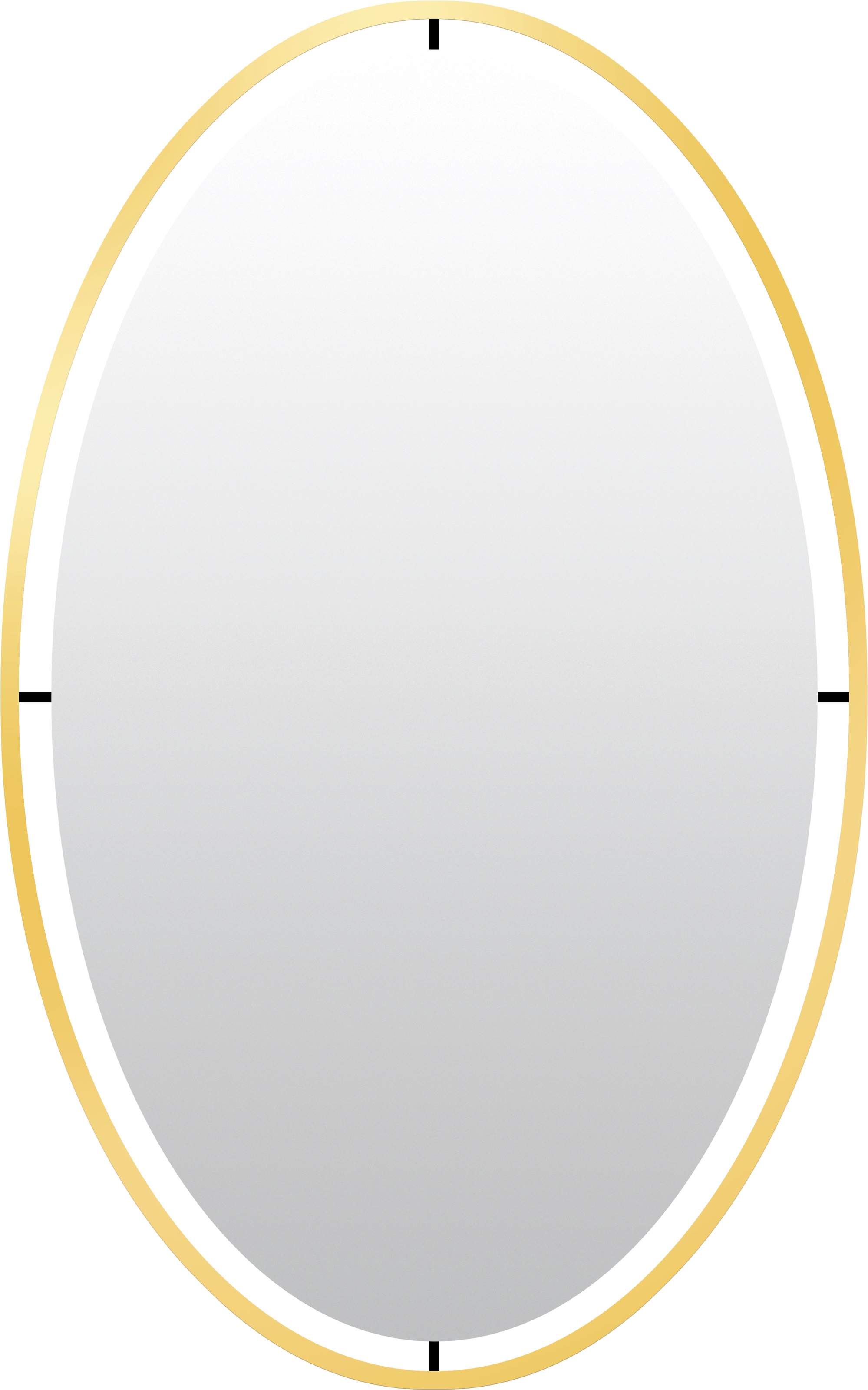Lenfra Dekospiegel »Salem«, (1 St.), 3mm Silberspiegel; Rahmen aus Stahl