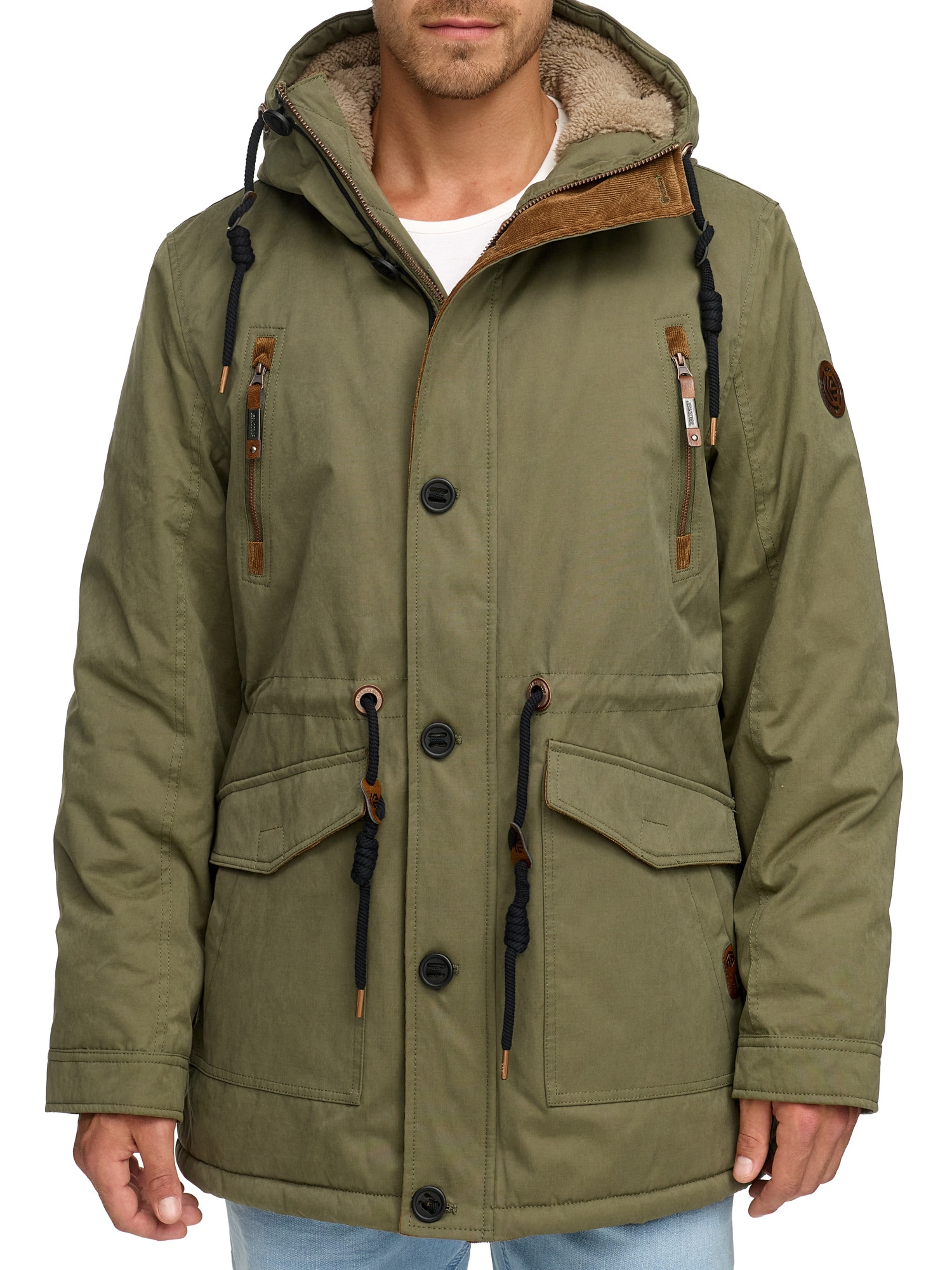 Indicode Parka »INGillespie« mit Kapuze