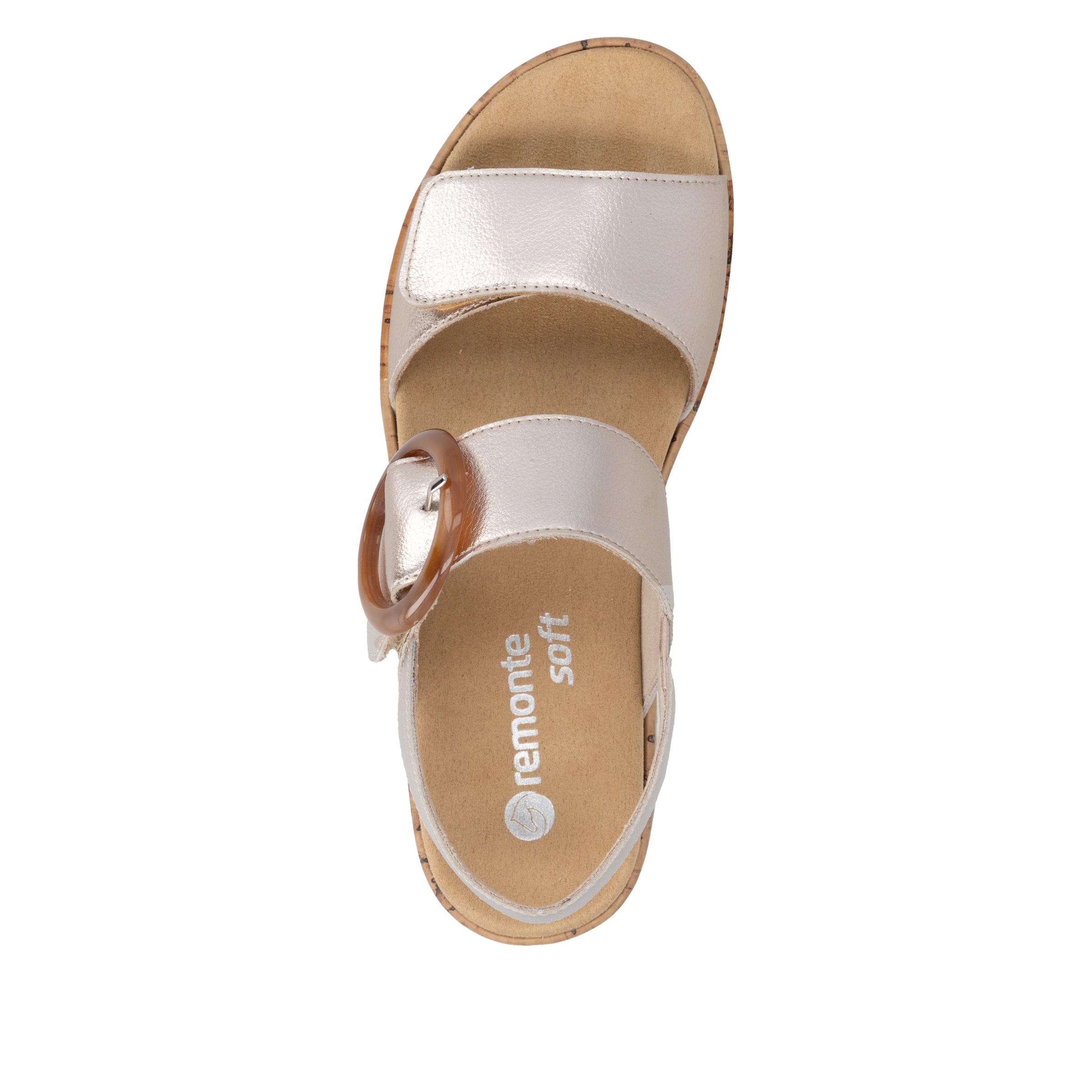 Remonte Sandale  Klettschuh, Sommerschuh, Sandalette mit herausnehmbarem Fußbett