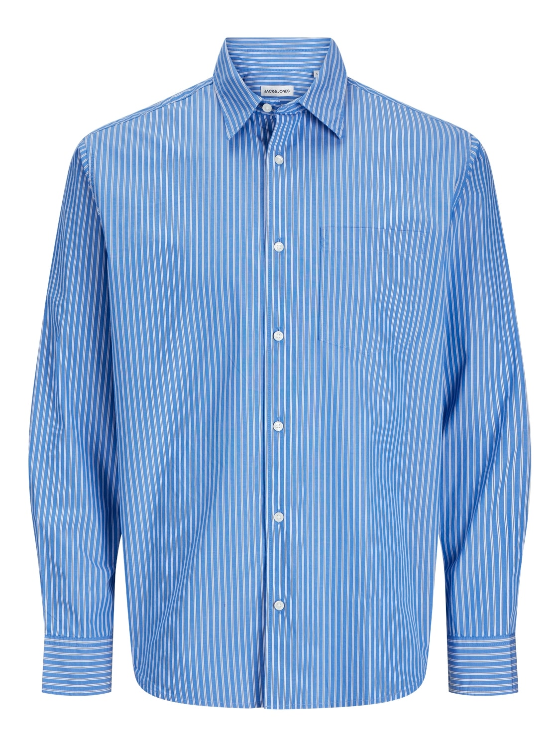 Jack & Jones Langarmhemd »JJECODY POPLIN SHIRT LS SN«, mit Streifen Muster