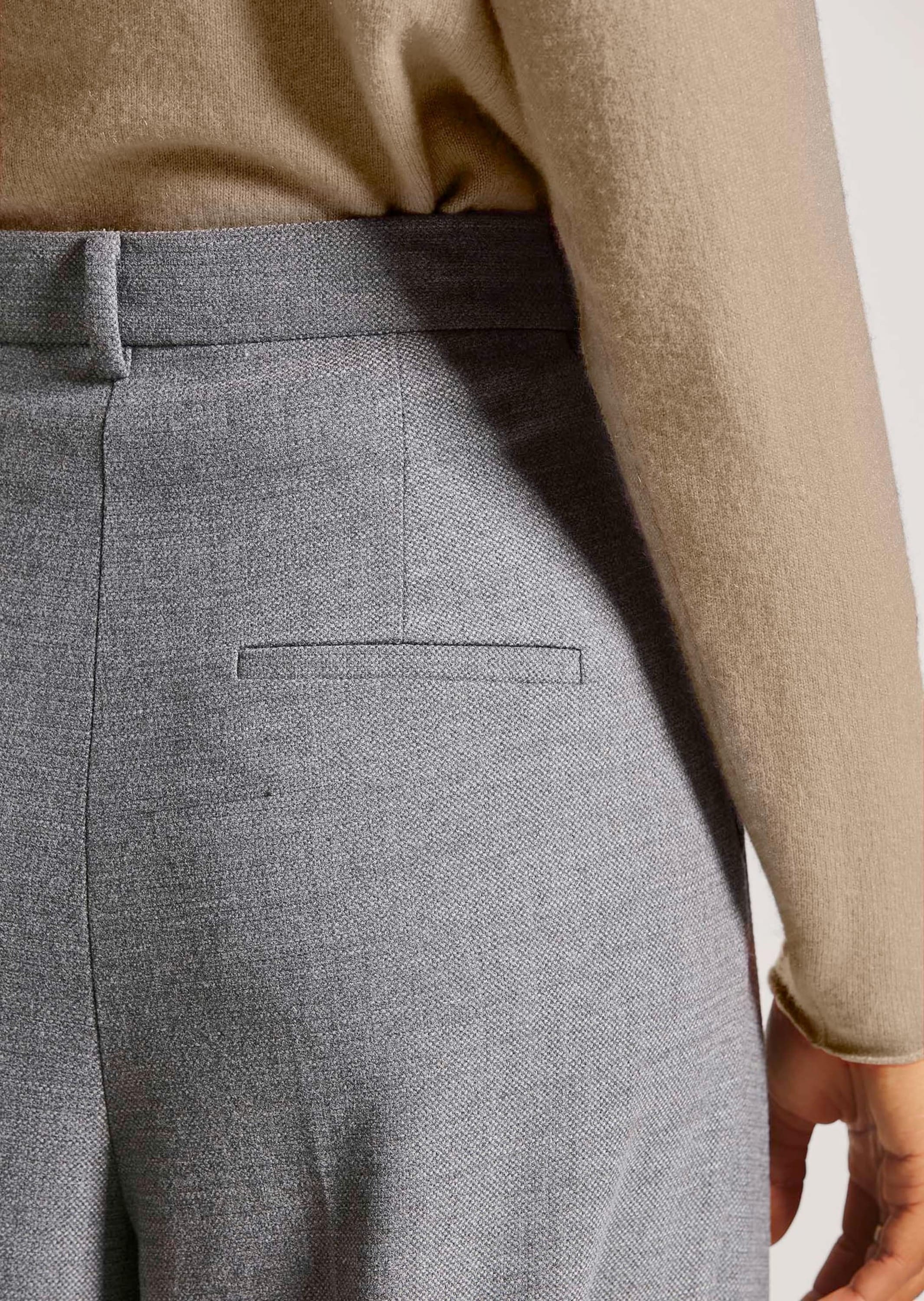 MADELEINE Bundfaltenhose »Hose Weite Bundfaltenhose mit Bügelfalten«
