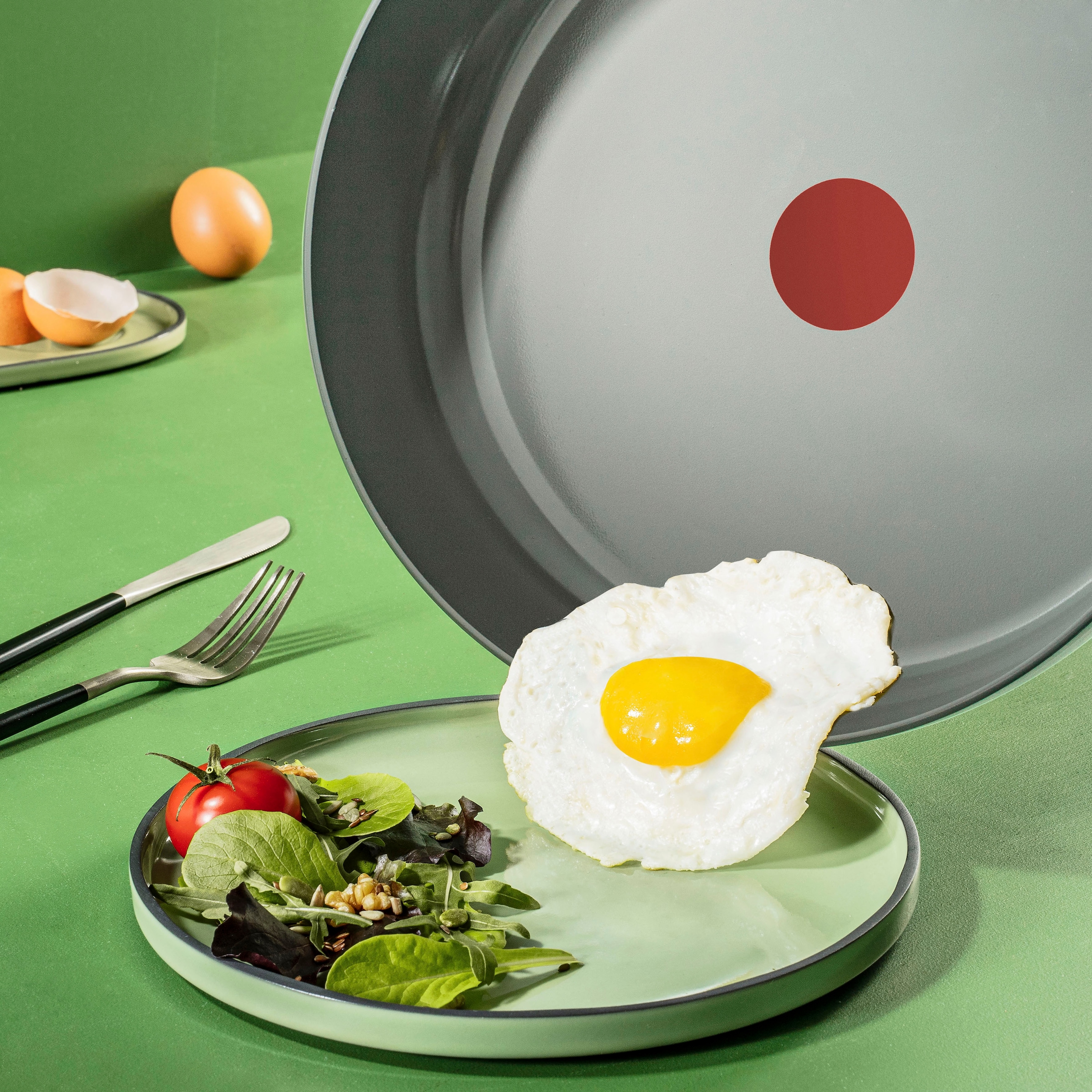 Tefal Bratpfanne »Renew On«, Aluminium, (1 tlg.), umweltfreundlich, recycelt, Thermo-Signal, Induktion