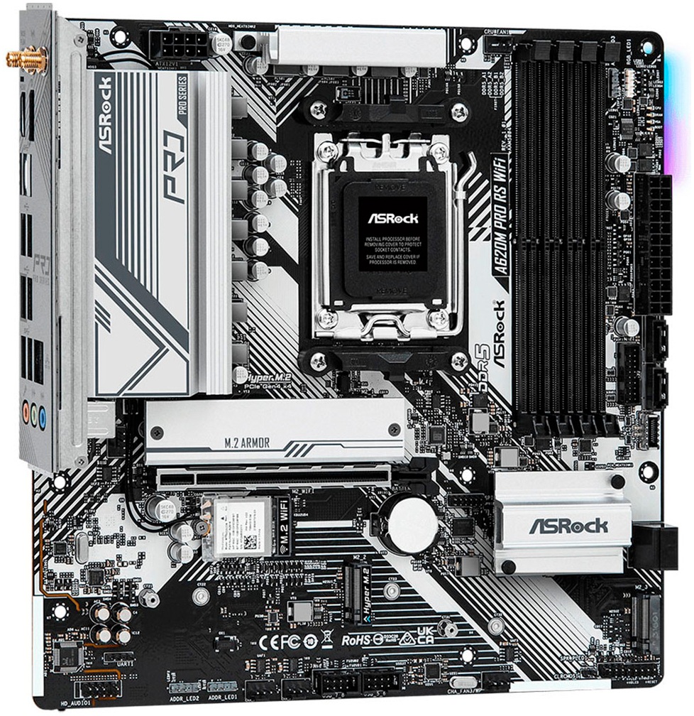 Asrock Mainboard »A620M Pro RS WiFi«