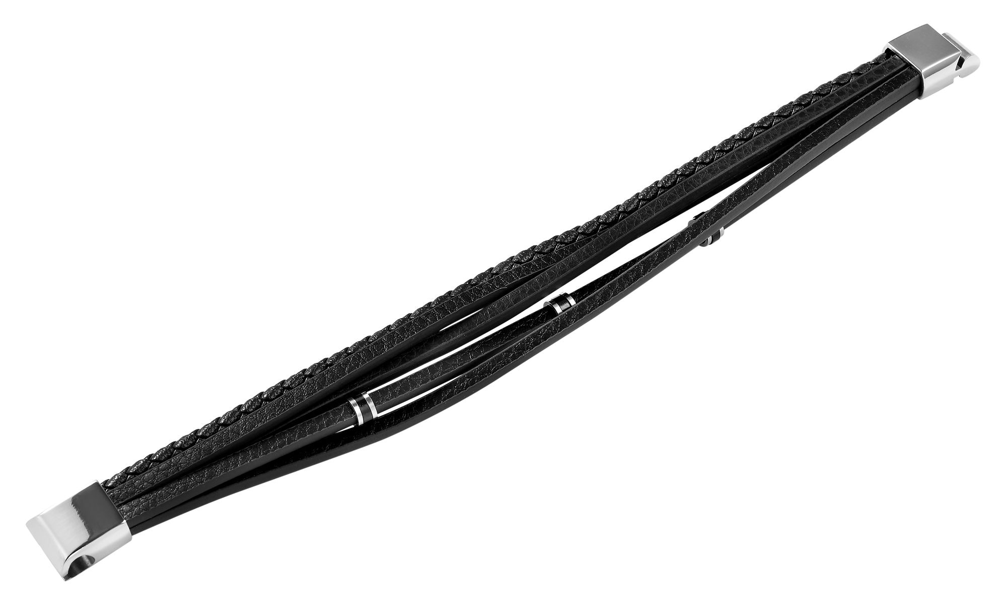 Adelia´s Lederarmband »Unisex Armband ¿ Lederarmband aus Leder 21 cm«