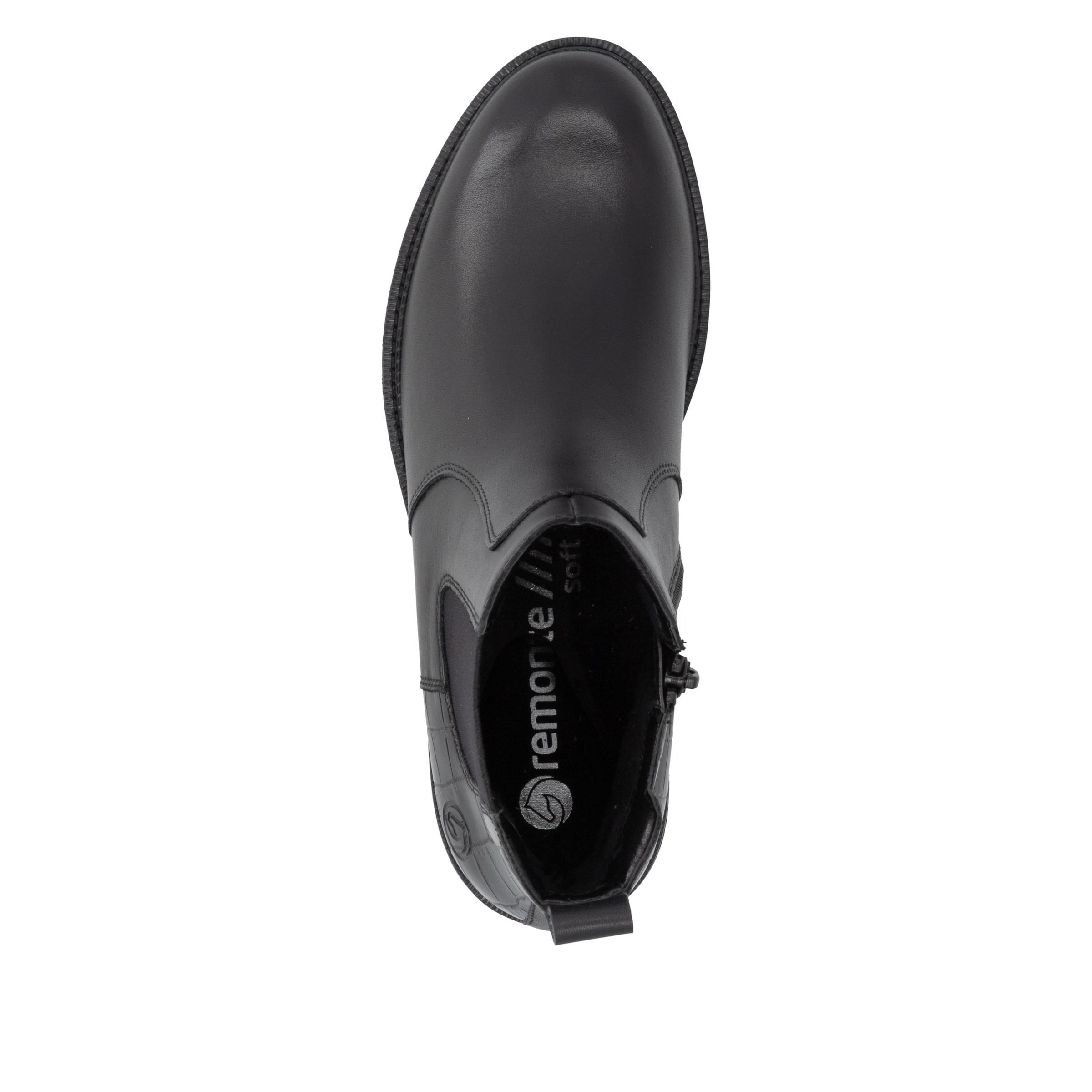 Remonte Chelseaboots  Stiefelette, Business-Boots mit Stretch, Blockabsatz