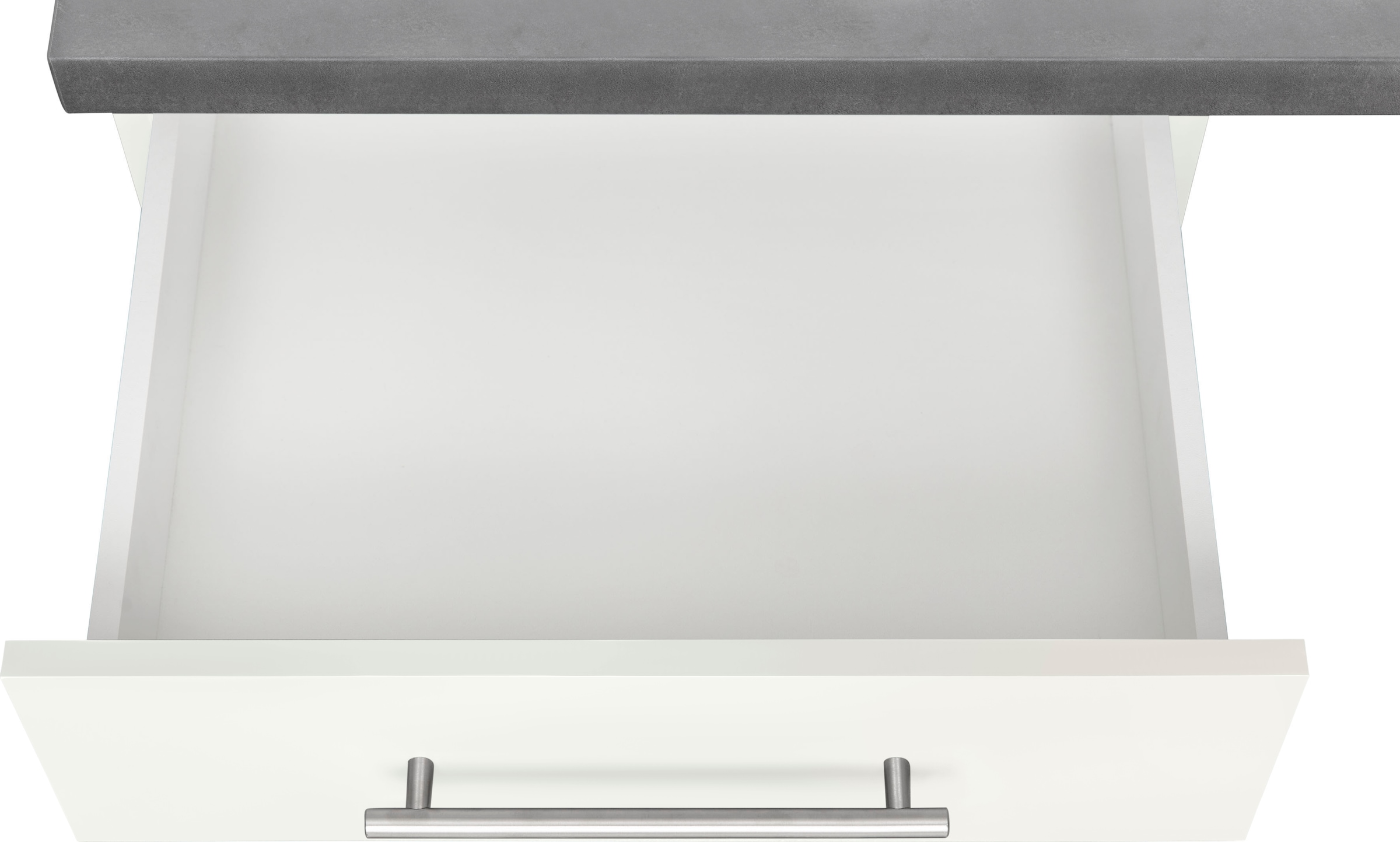 wiho Küchen Küchenzeile »Cali«, mit E-Geräten, Breite 220 cm mit Hanseatic E-Geräten