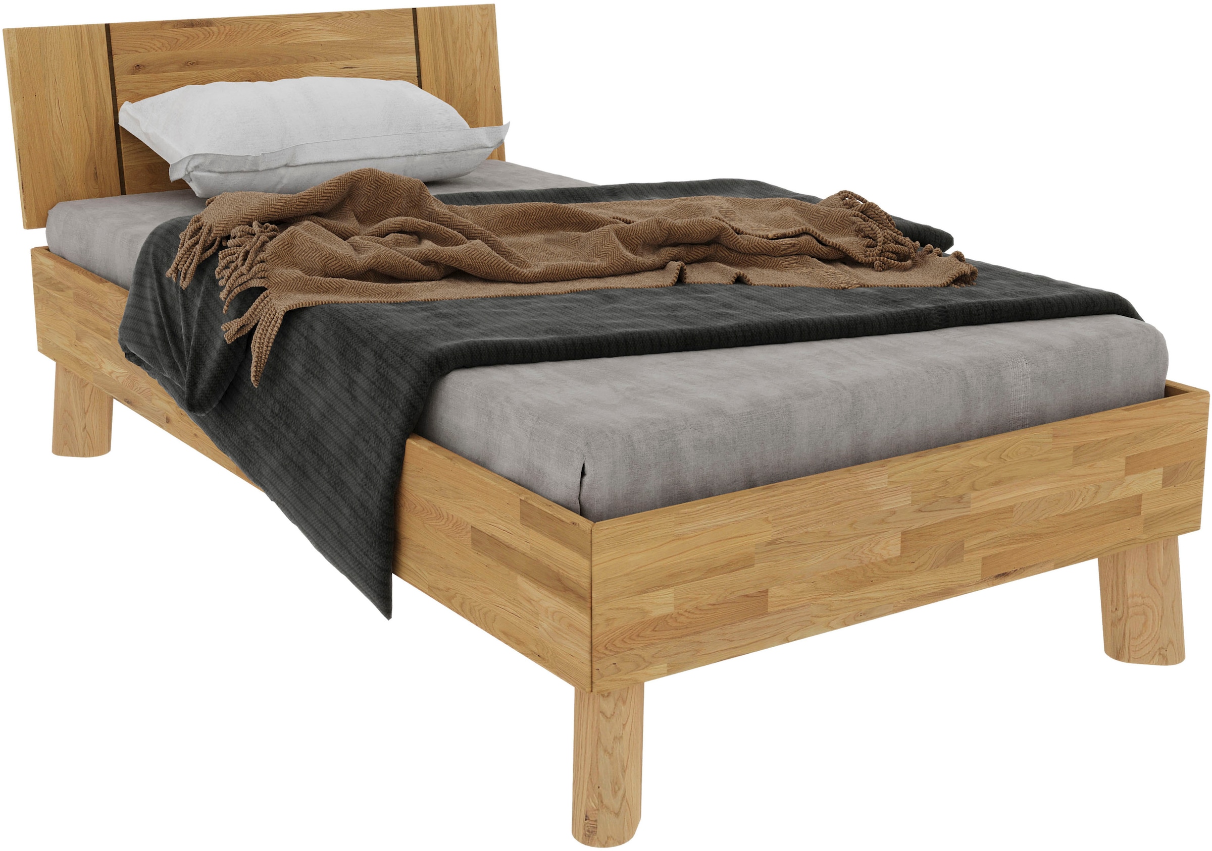 Home affaire Massivholzbett »Chavot II« wahlweise in Kernbuche oder Wildeiche erhältlich