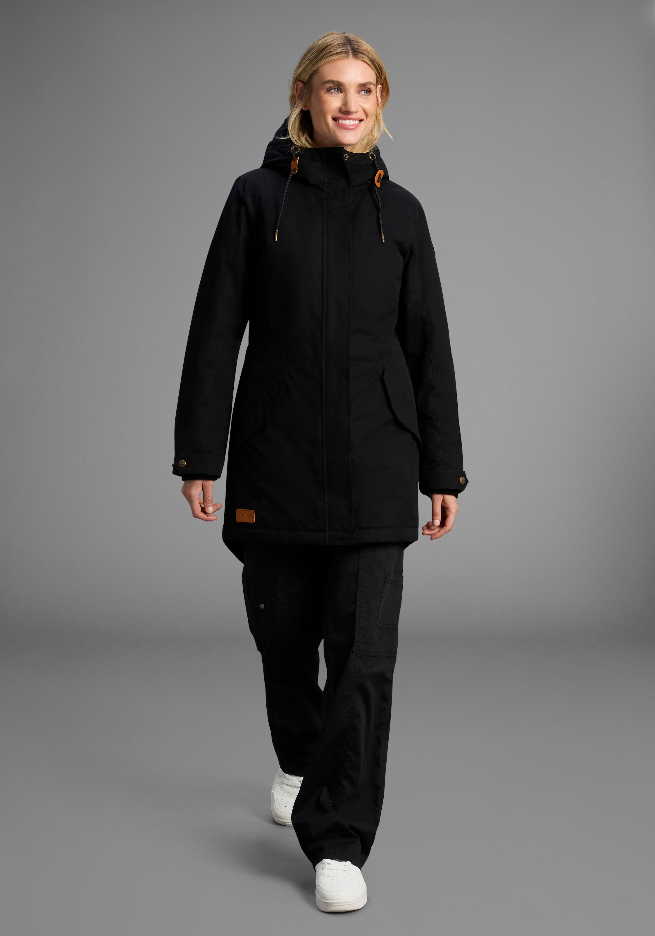 KangaROOS Parka mit Teddy Fellimitat gefüttert, Winterjacke