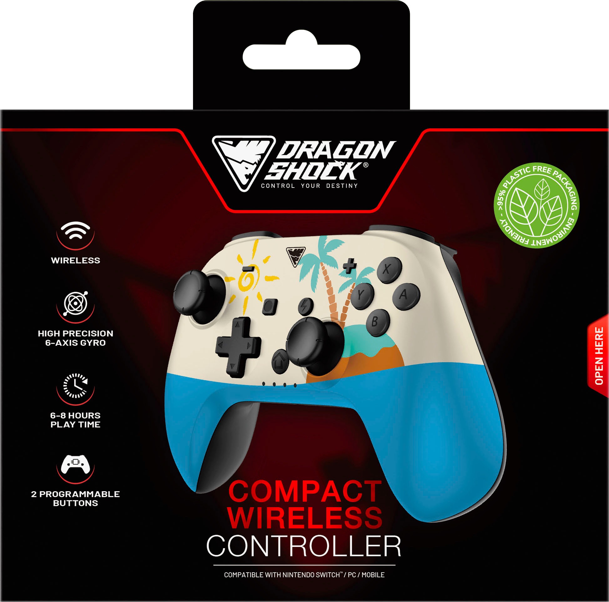 DRAGONSHOCK Controller »Poptop Wireless für Nintendo Switch«