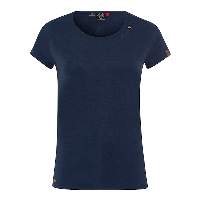 Ragwear Plus T-Shirt »MINT A PLUS«, mit Logoschriftzug und Zierknopf- Applikation in natürlicher Holzoptik im OTTO Online Shop