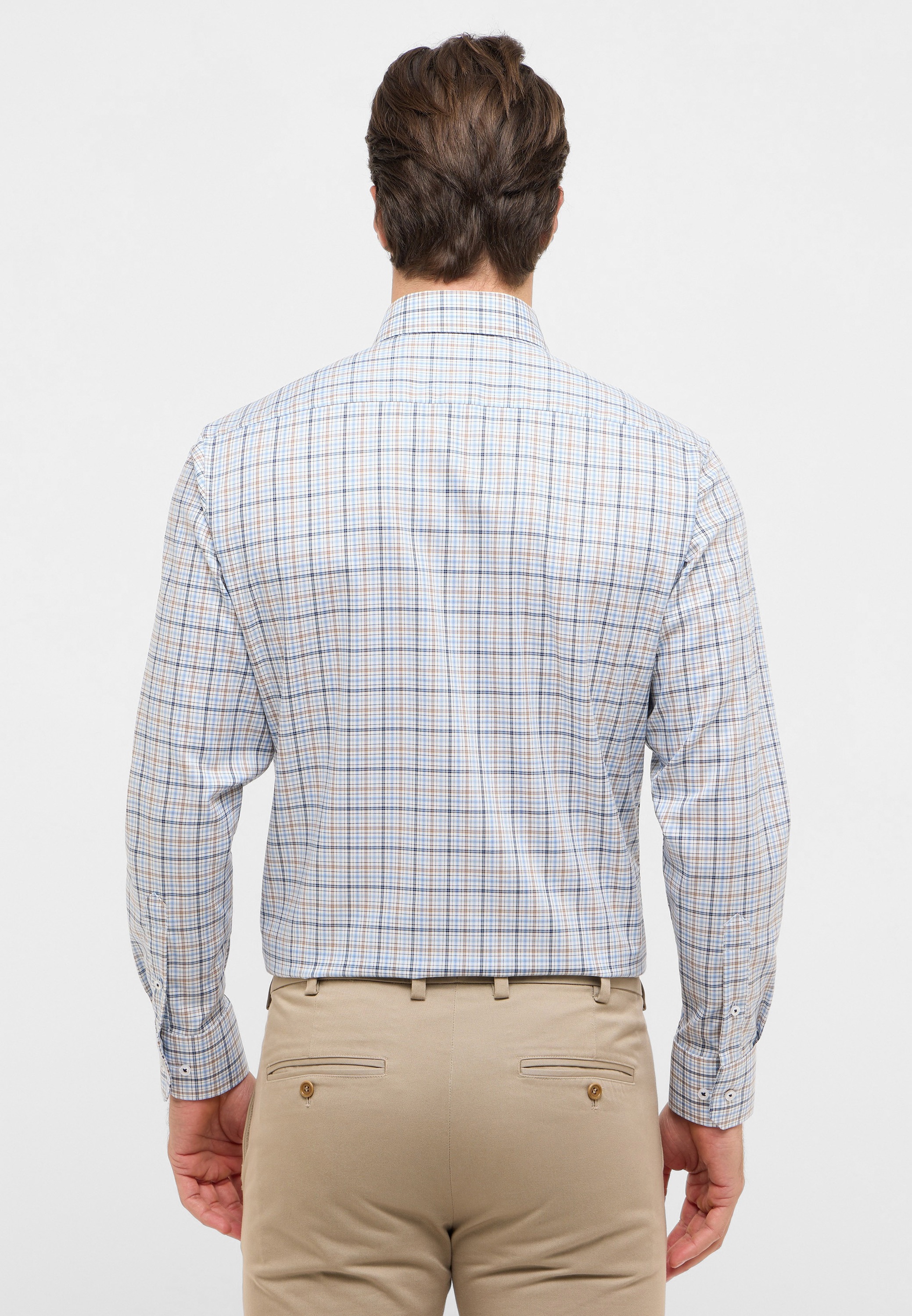 Eterna Langarmhemd »MODERN FIT« NON IRON (bügelfrei)