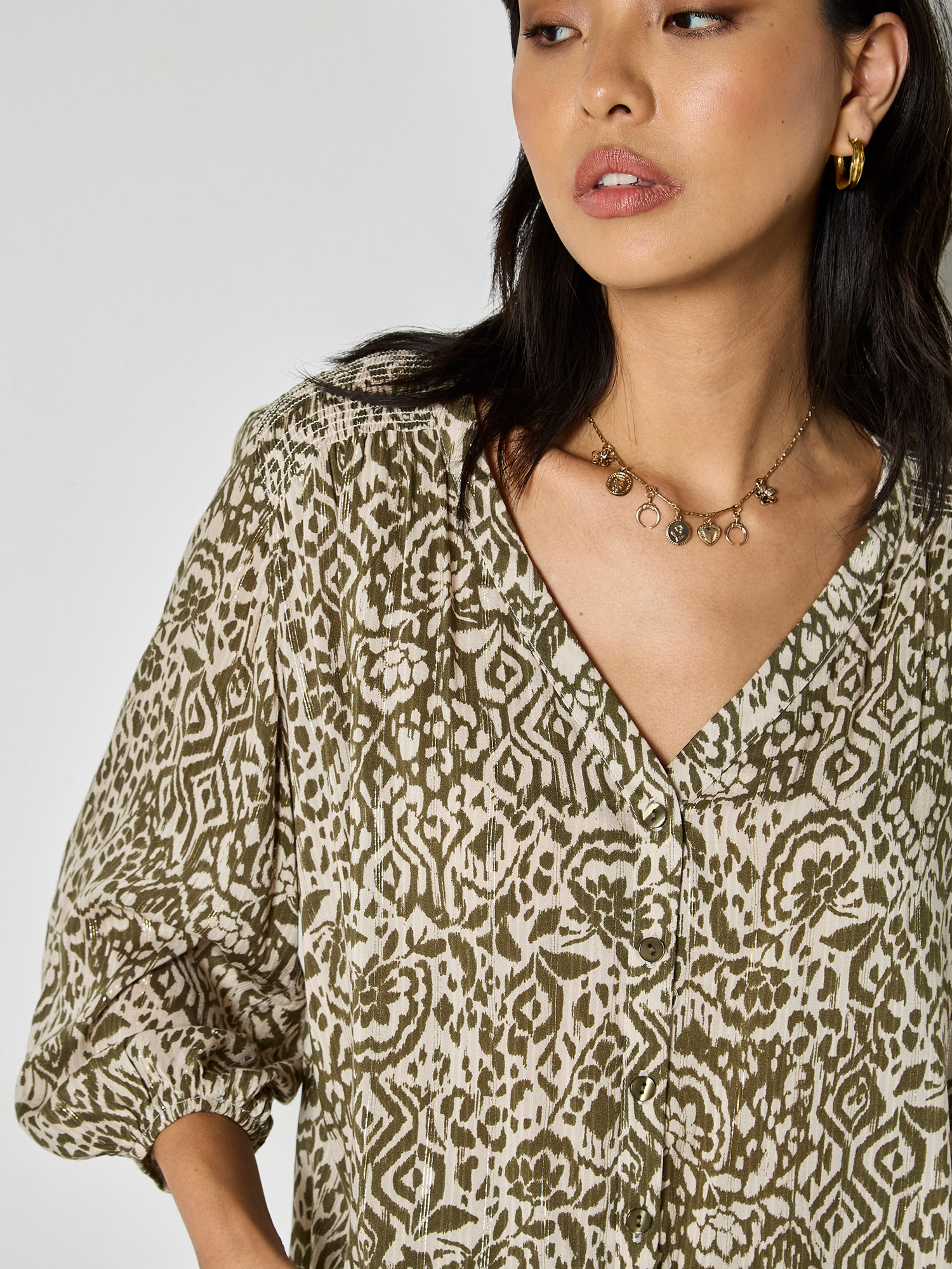 Apricot Klassische Bluse »Bluse« Druck