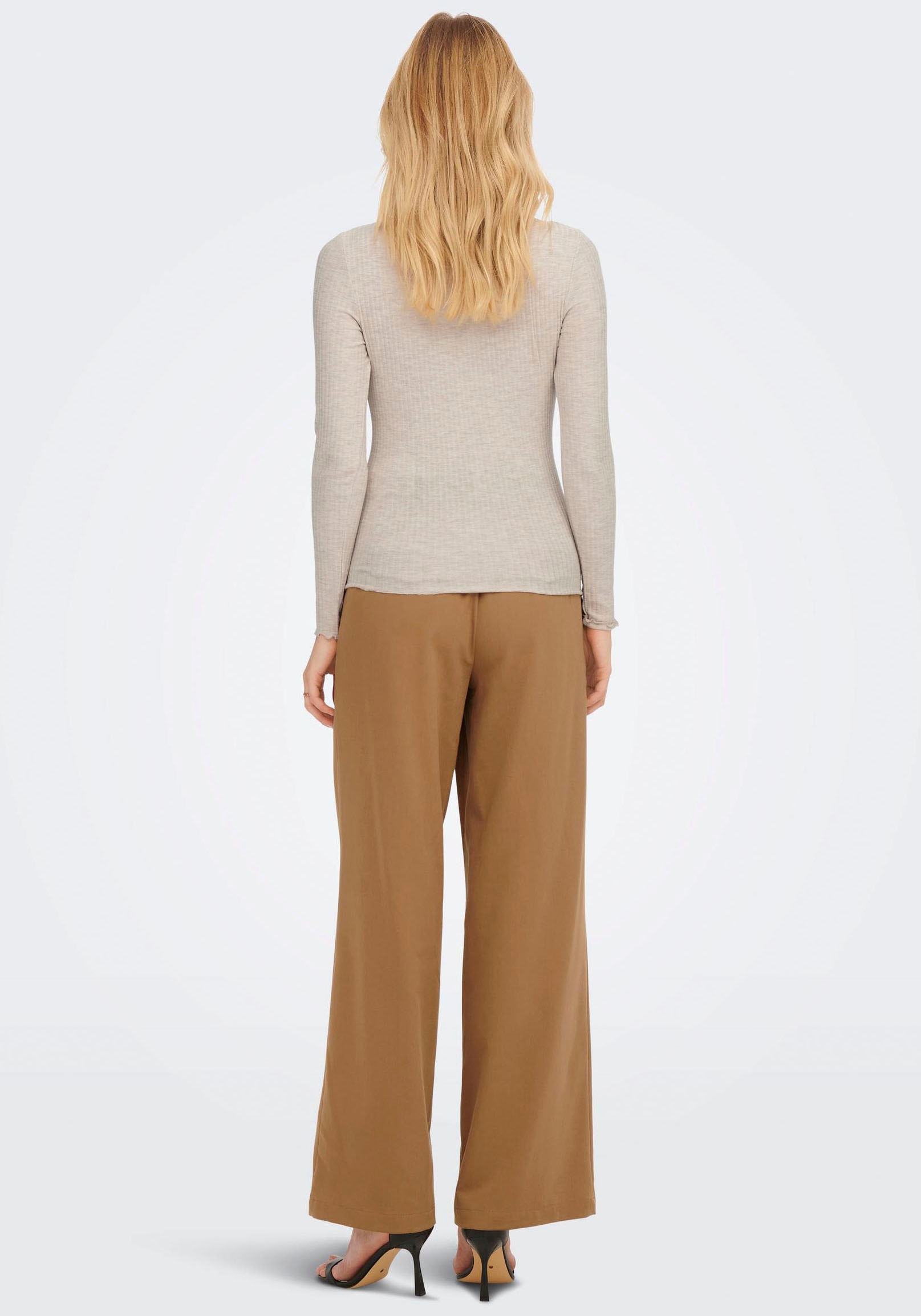 ONLY Langarmshirt »ONLEMMA L/S HIGH NECK TOP«