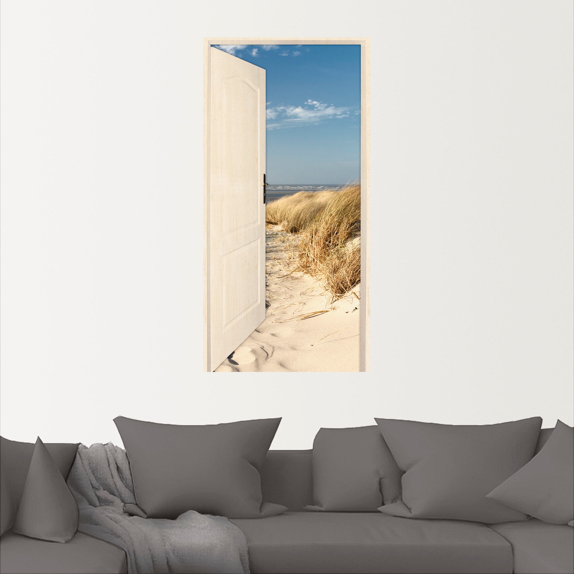 Artland Wandbild »Nordseestrand auf Langeoog«, Strand, (1 St.), als Poster, Wandaufkleber in verschied. Größen