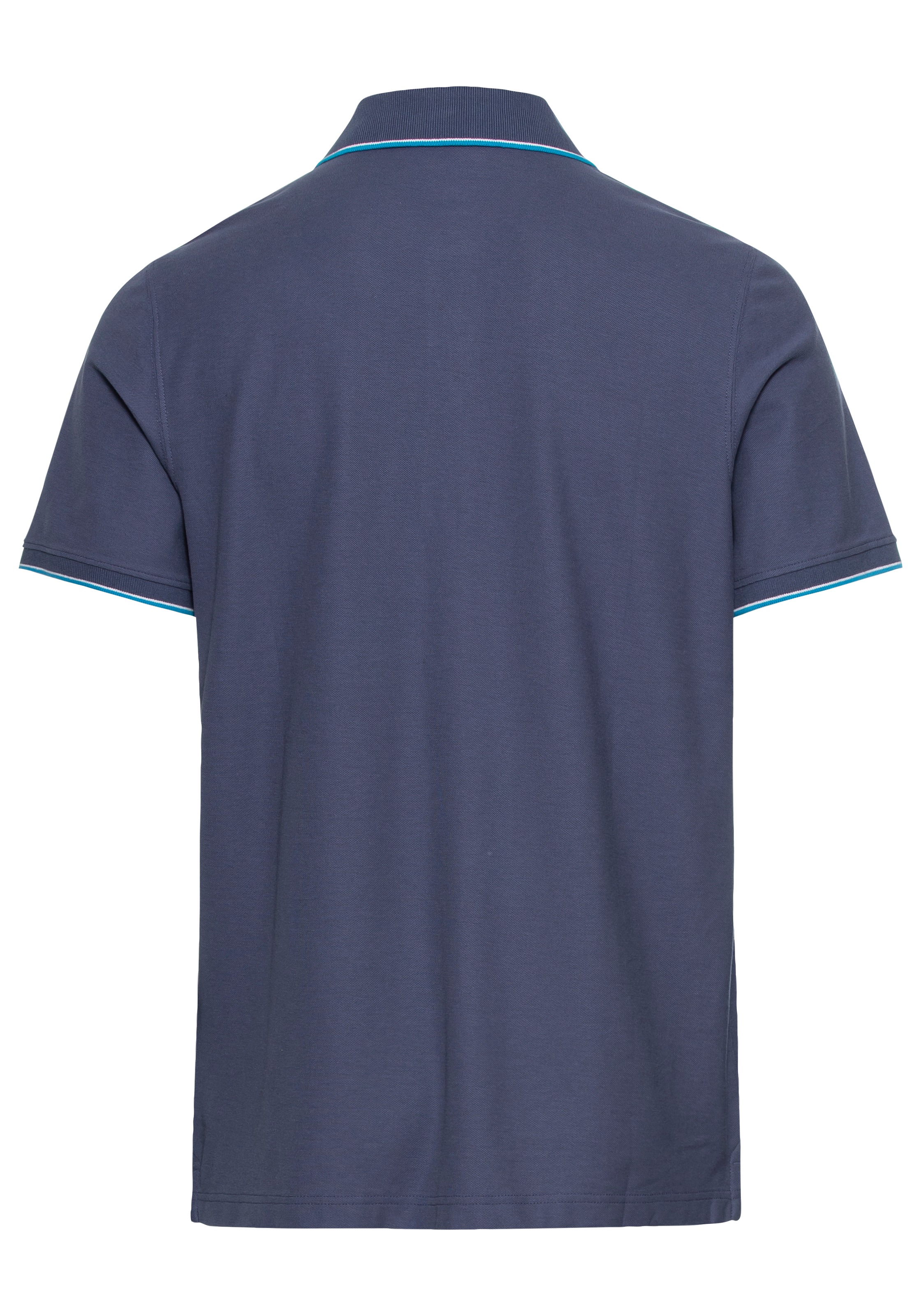 Man's World Poloshirt, Kurzarm, mit Rippbündchen, Polokragen, lässiger Print